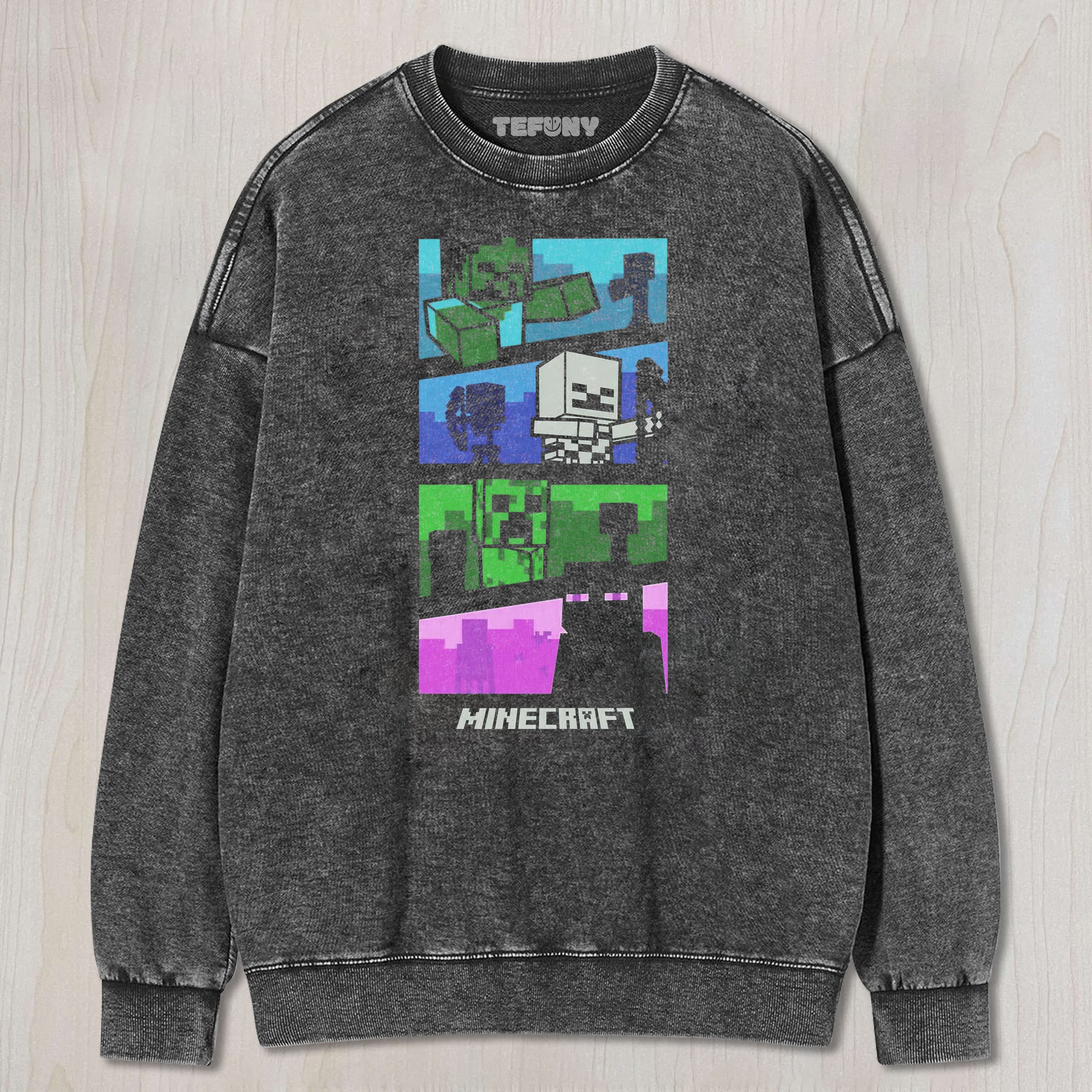 MINECRAFT V4 UNISEX TEE, TANK TOP, LAYERED LS, SWEATSHIRT & HOODIE