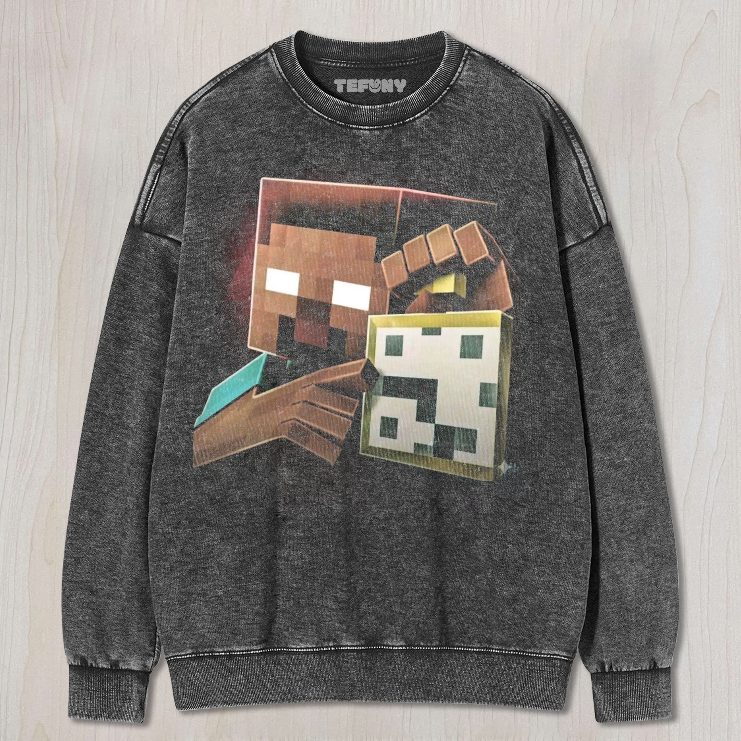 MINECRAFT V5 UNISEX TEE, TANK TOP, LAYERED LS, SWEATSHIRT & HOODIE