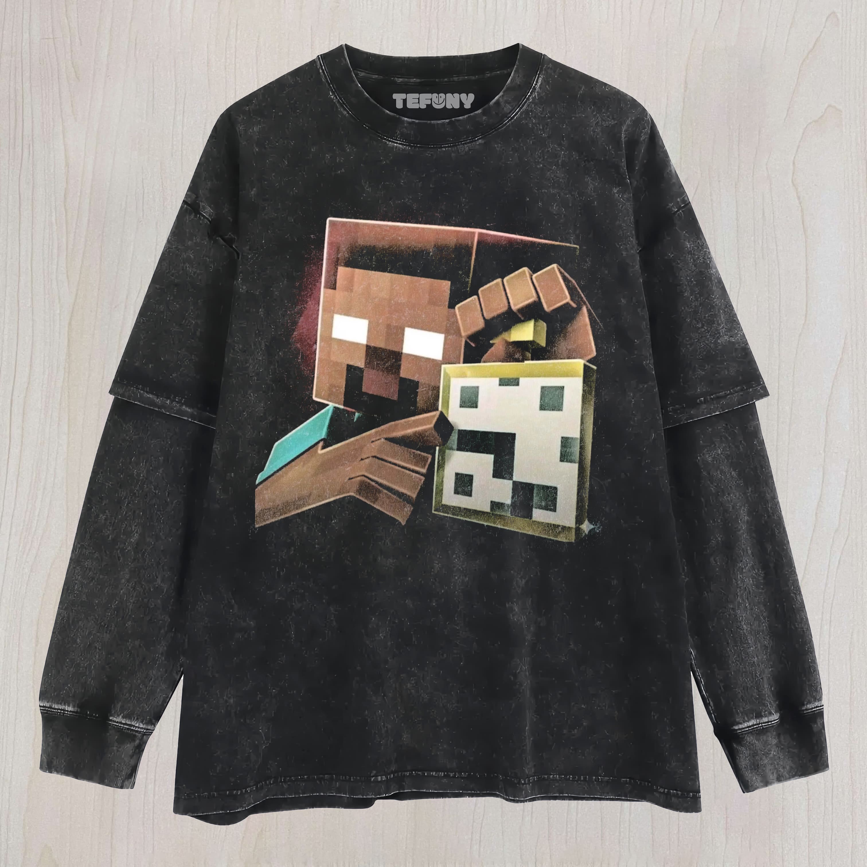 MINECRAFT V5 UNISEX TEE, TANK TOP, LAYERED LS, SWEATSHIRT & HOODIE