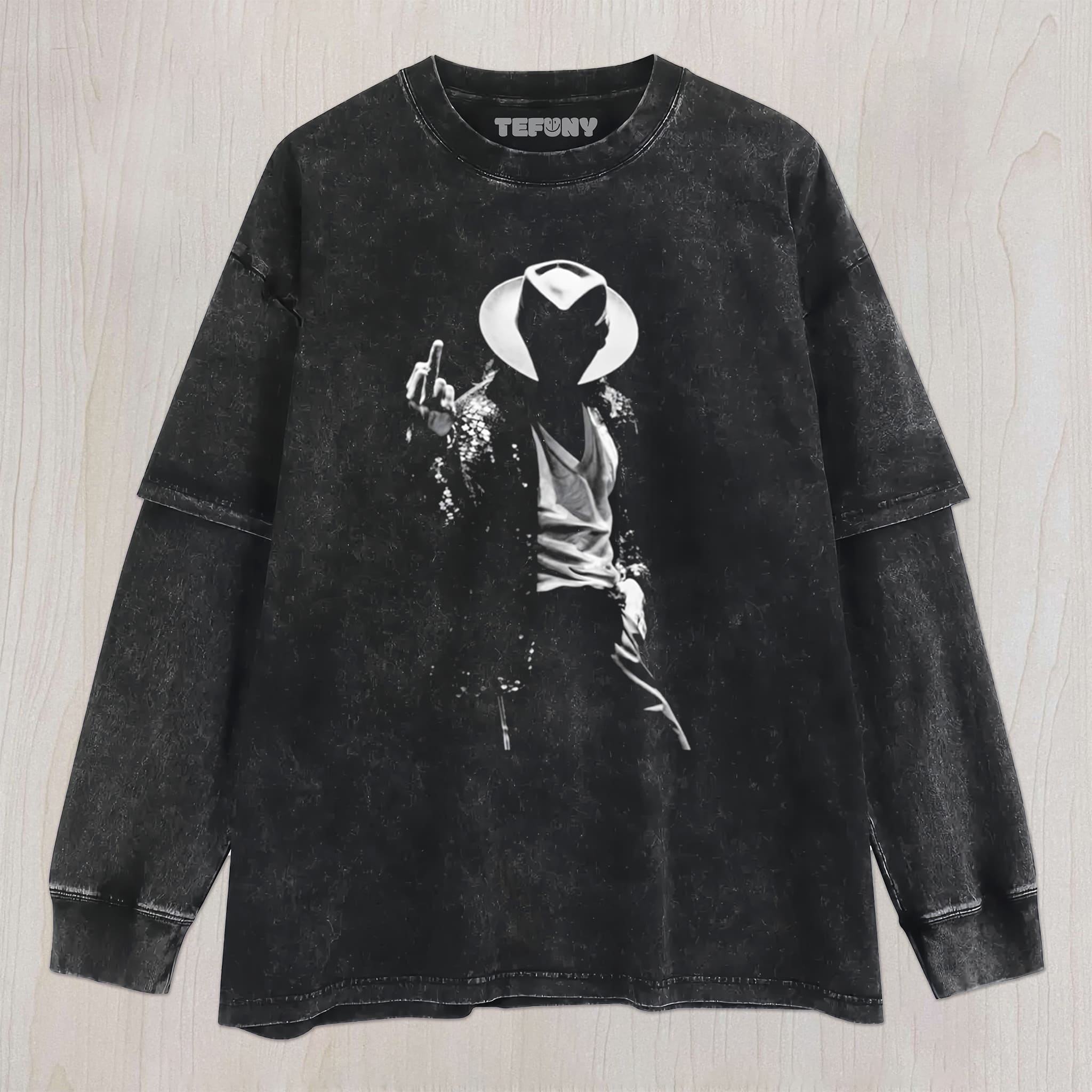 MJ MIDDLE FINGER UNISEX TEE, TANK TOP, LAYERED LS, SWEATSHIRT & HOODIE