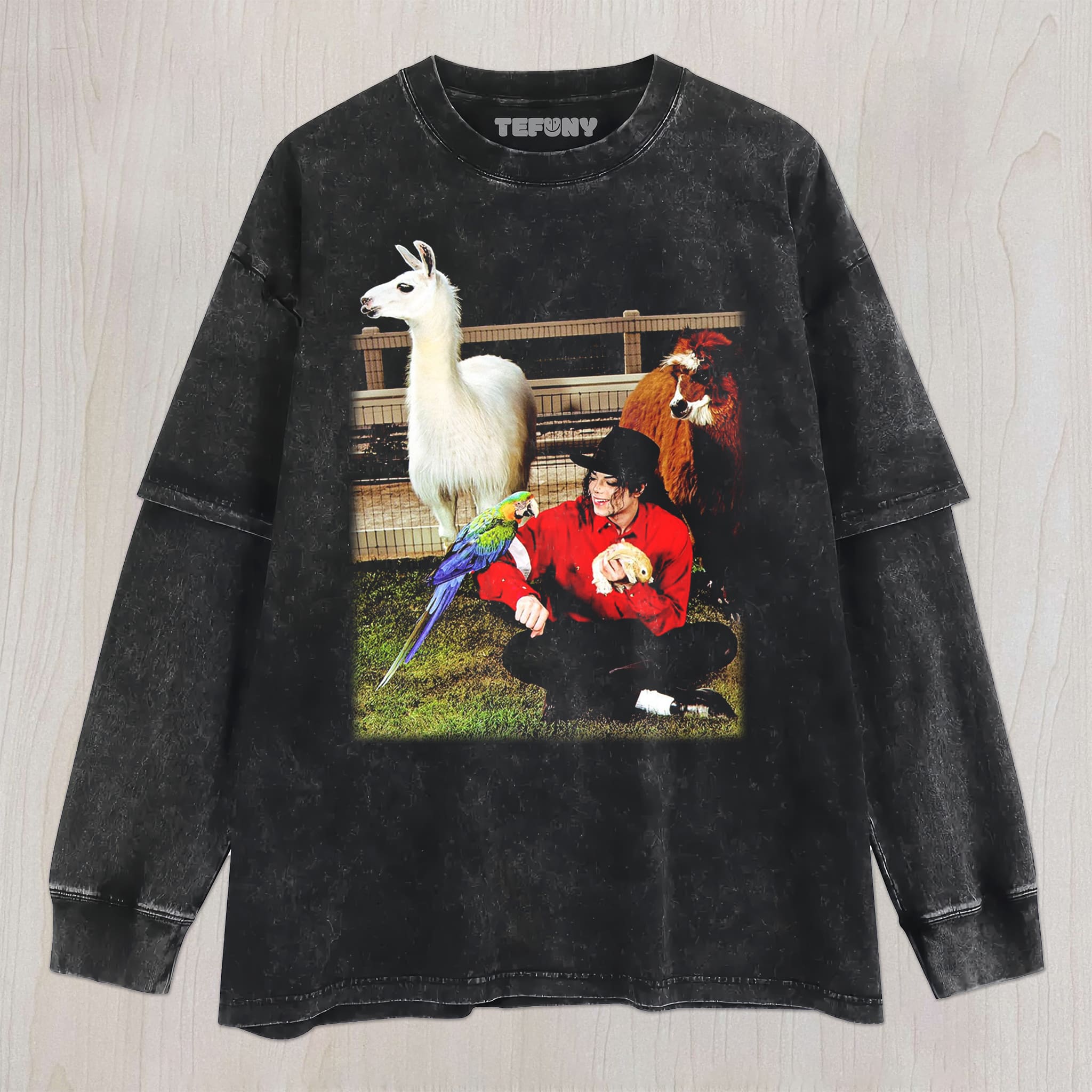 MJ & ANIMAL UNISEX TEE, TANK TOP, LAYERED LS, SWEATSHIRT & HOODIE