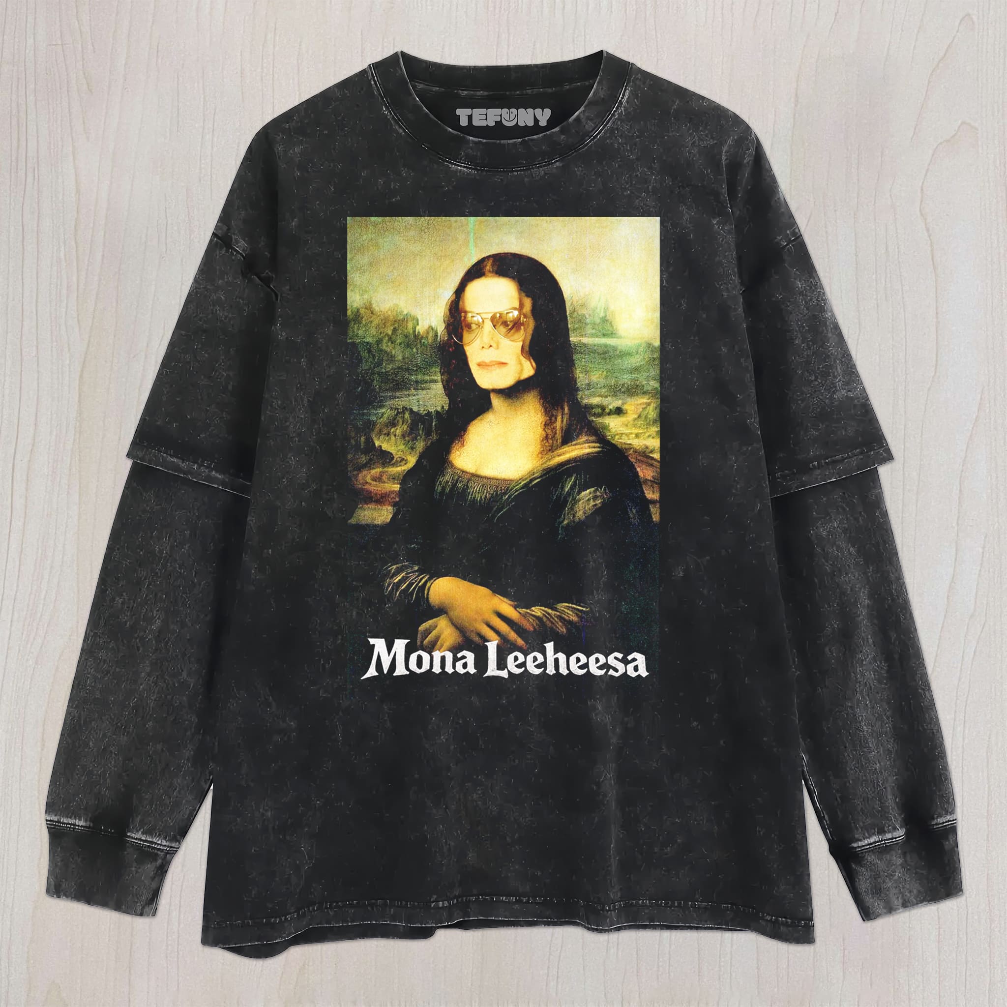 MONA LEEHEESA PARODY UNISEX TEE, TANK TOP, LAYERED LS, SWEATSHIRT & HOODIE