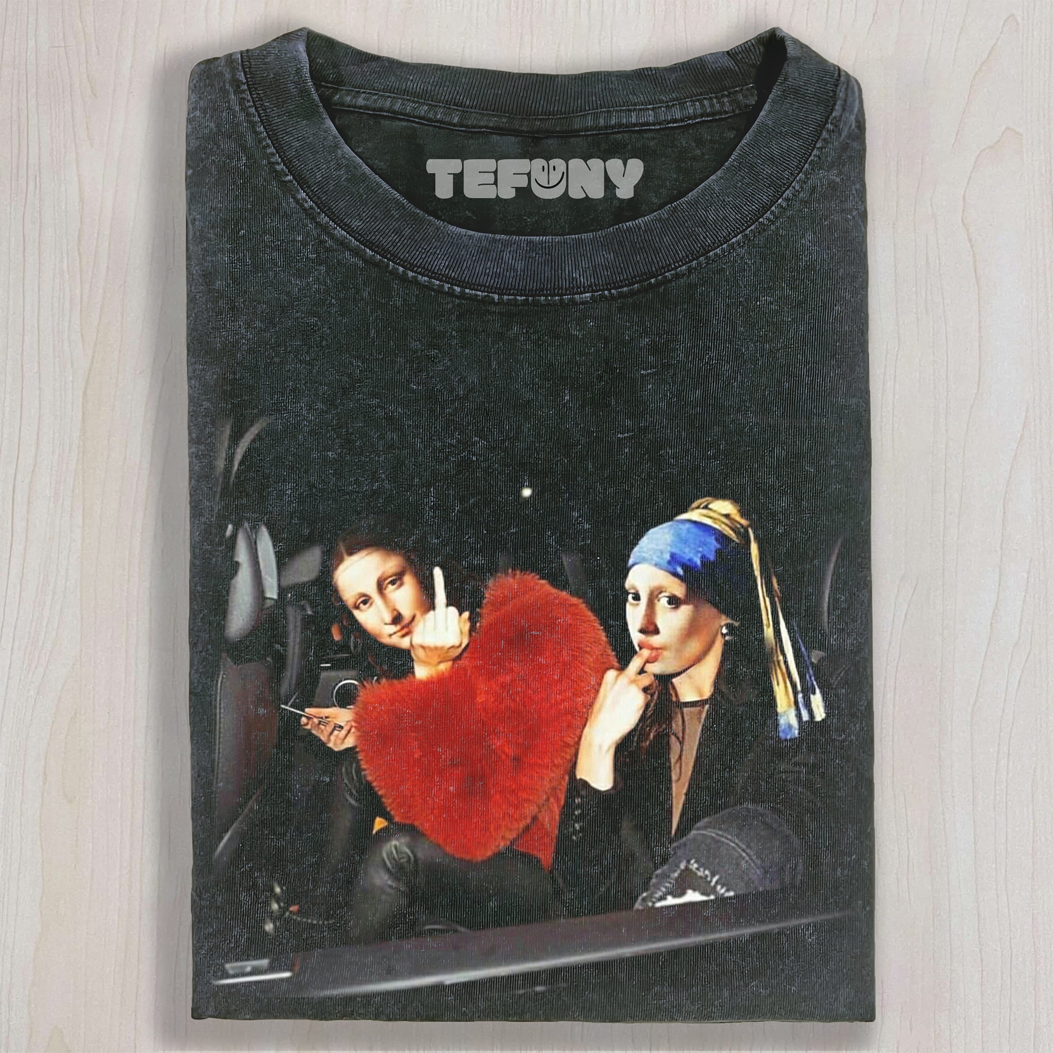 MONA LISA AND THE GIRL UNISEX TEE, TANK TOP, LAYERED LS, SWEATSHIRT & HOODIE