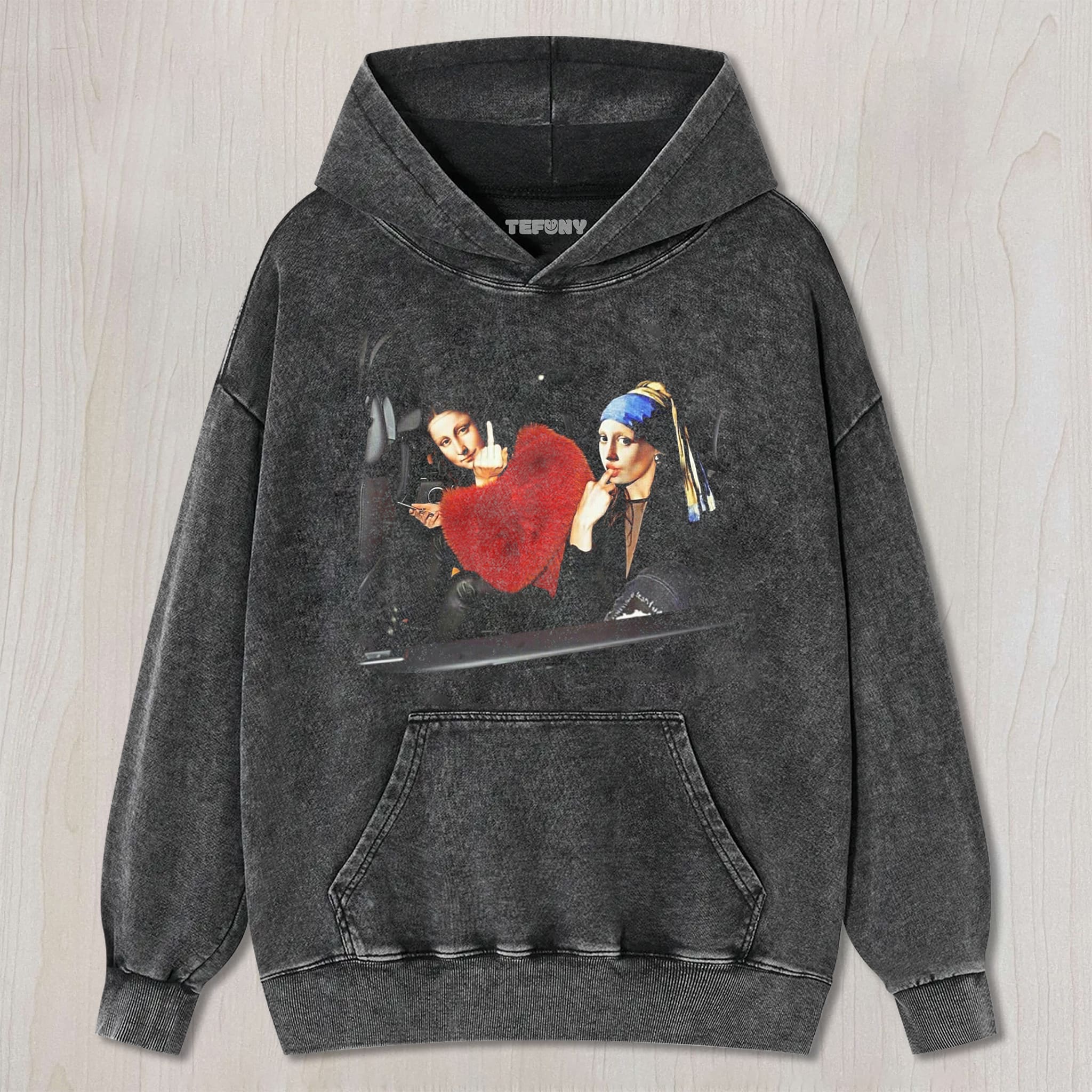 MONA LISA AND THE GIRL UNISEX TEE, TANK TOP, LAYERED LS, SWEATSHIRT & HOODIE