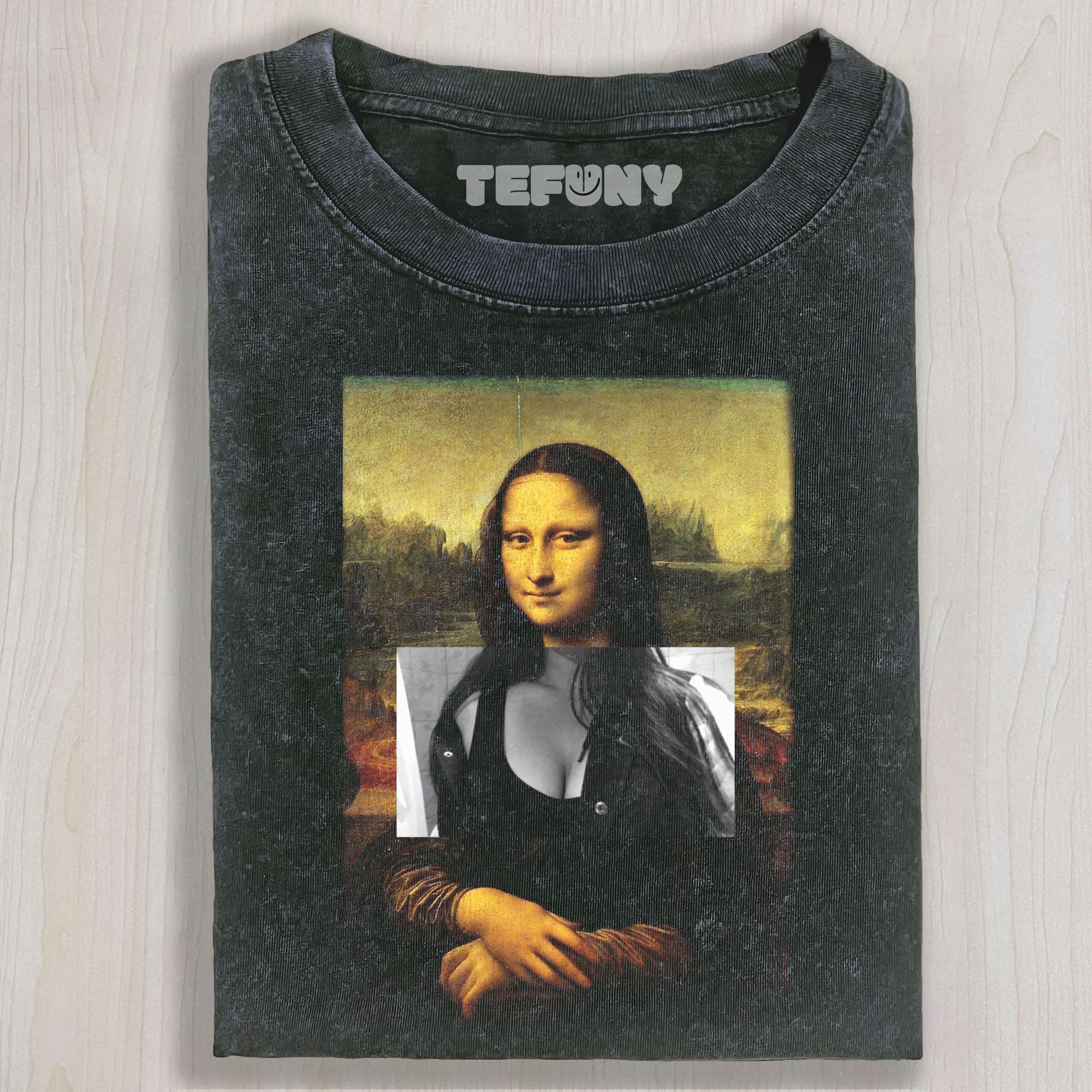MONA LISA FUNNY MEME TEE & SWEAT & HOOD