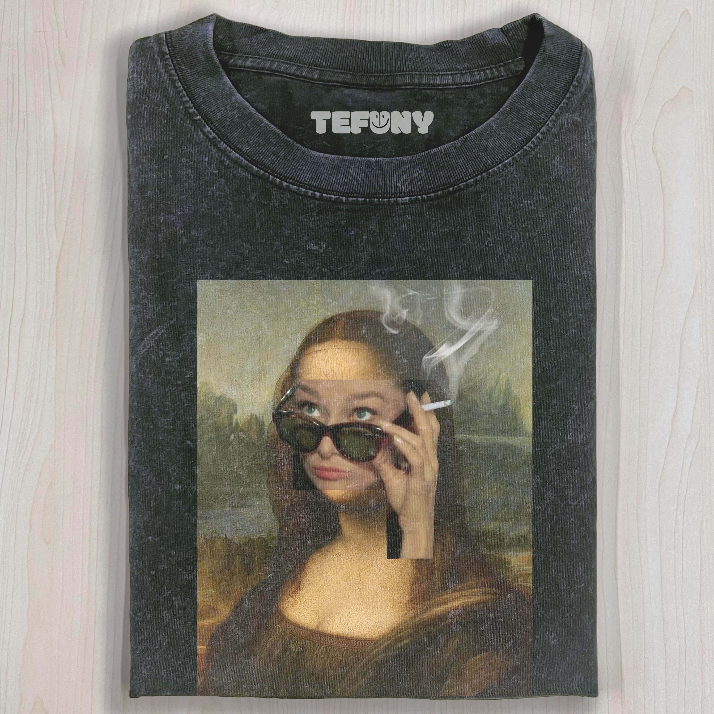 MONA LISA & AUDREY HEPBURN T-SHIRT