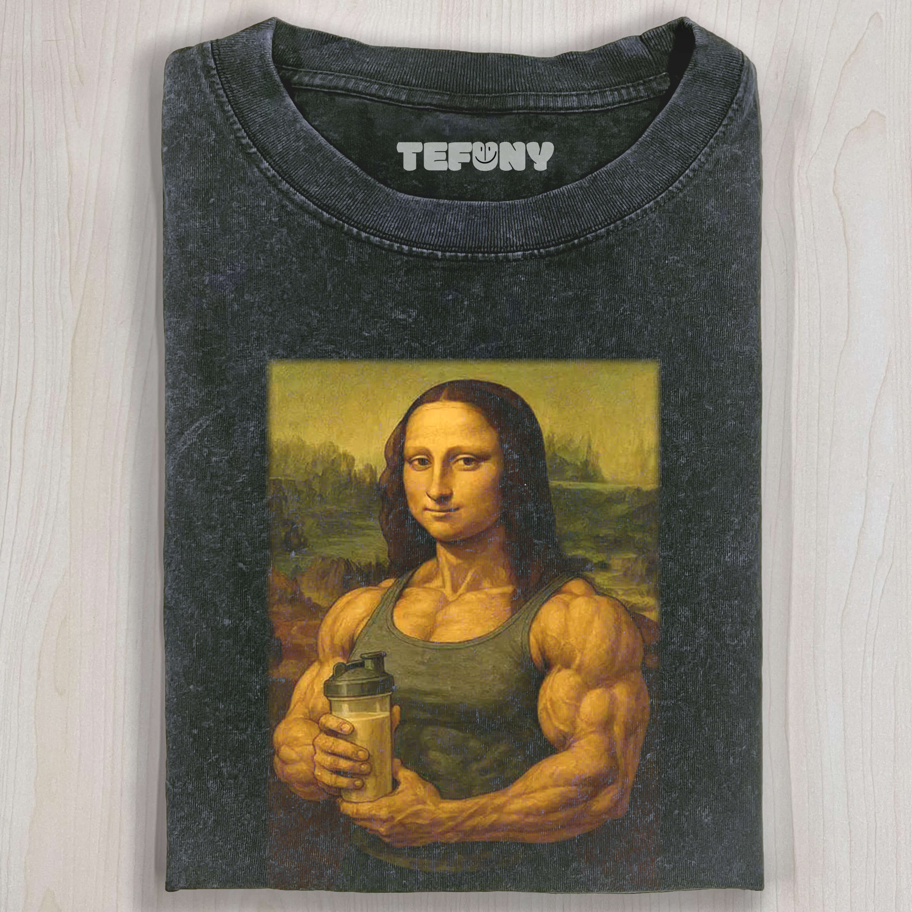 MONA LISA OF FITNESS T-SHIRT