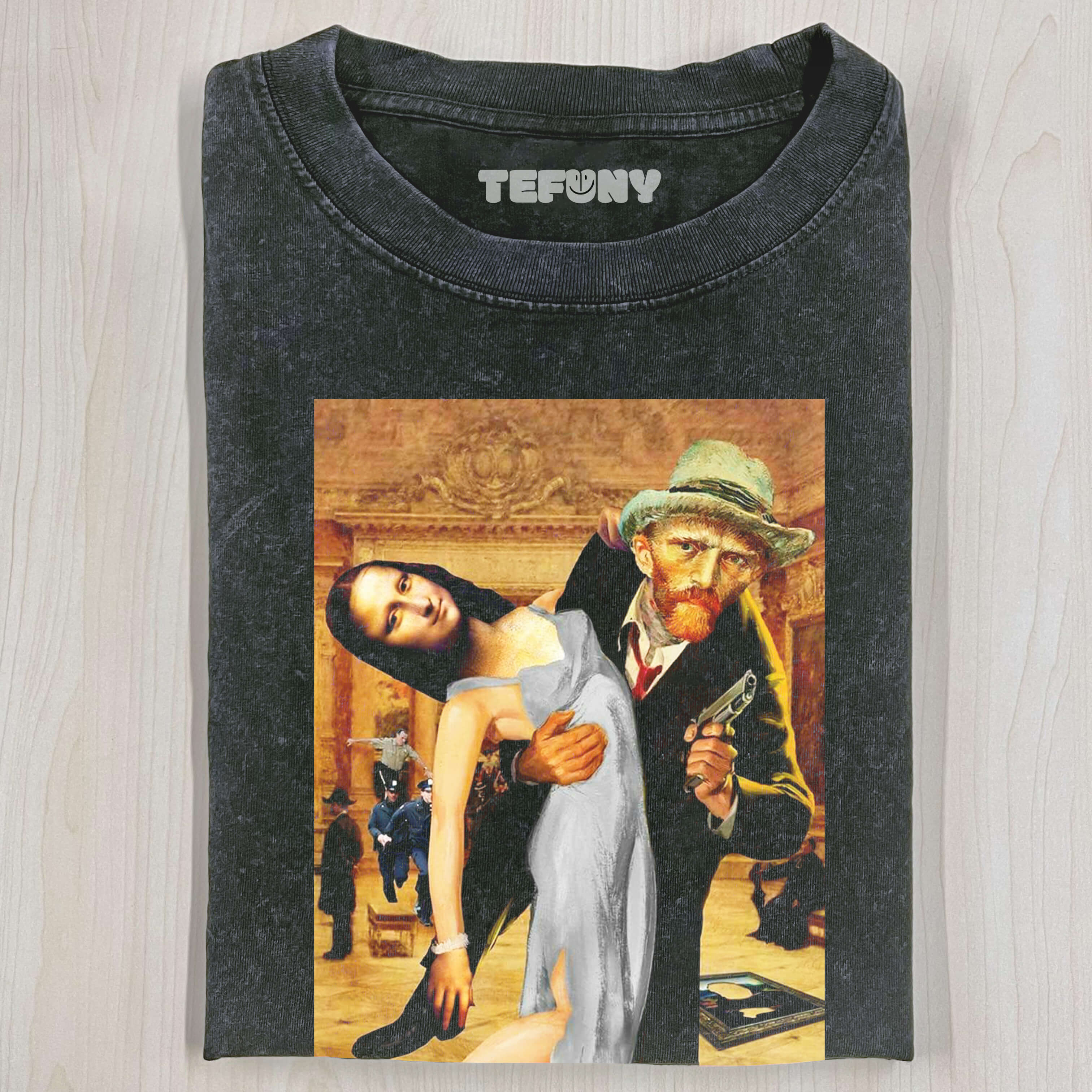 MONA LISA & VAN GOGH T-SHIRT