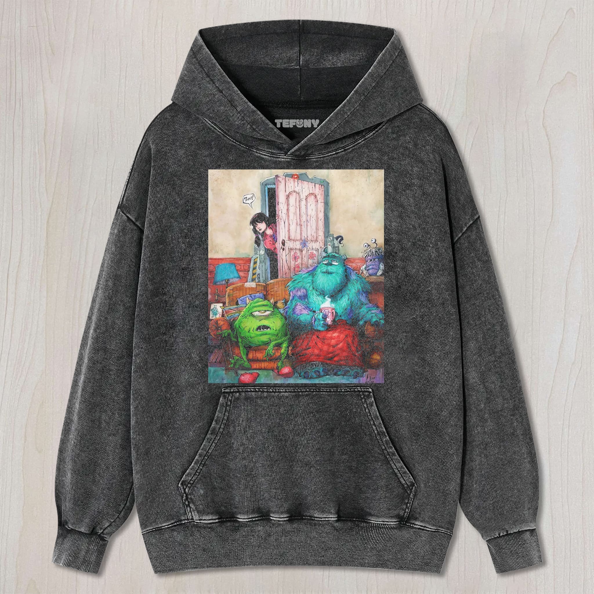 MONSTERS, INC. UNISEX TEE, TANK TOP, LAYERED LS, SWEATSHIRT & HOODIE