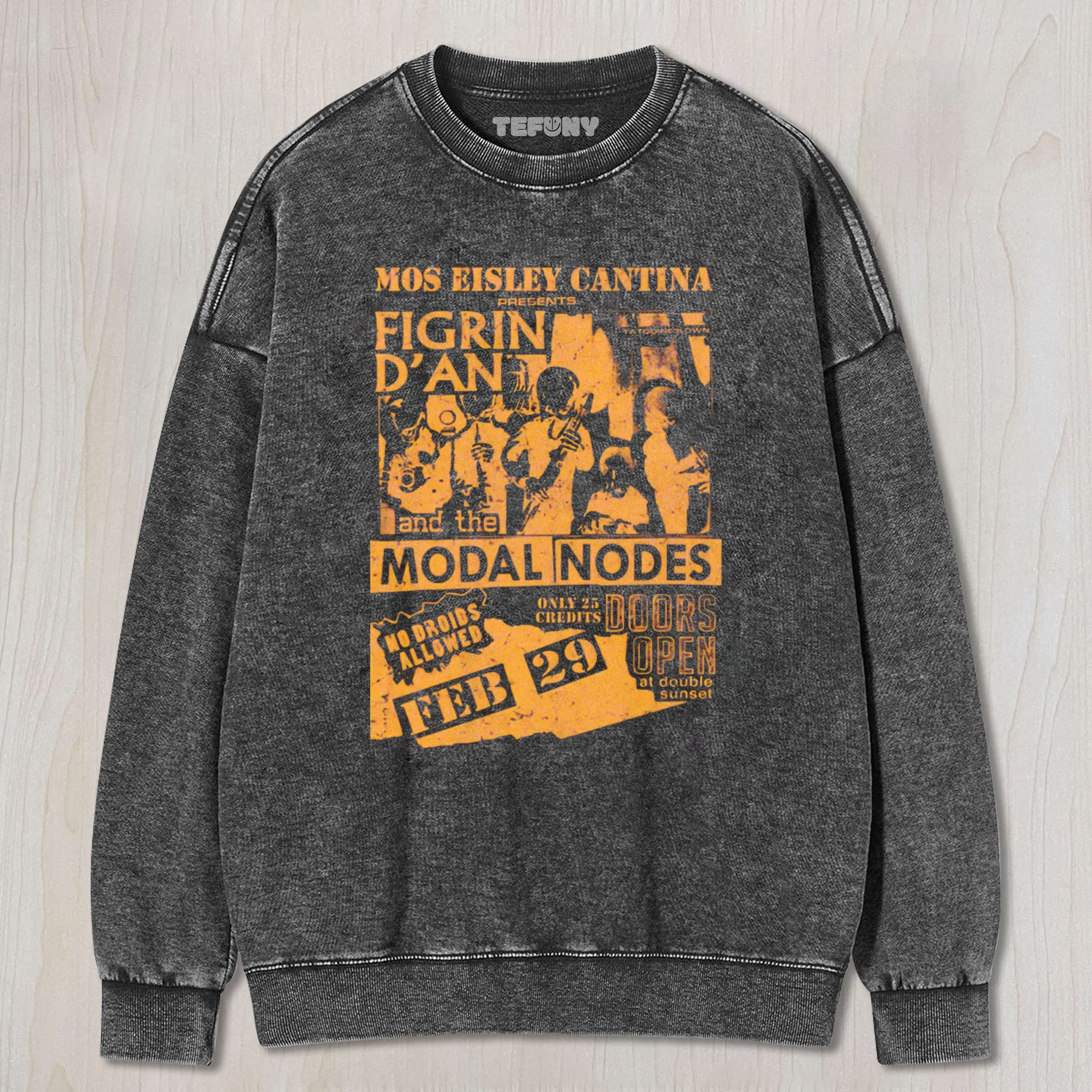 MOS EISLEY CANTINA MODAL NODES WASHED TEE & SWEAT & HOOD
