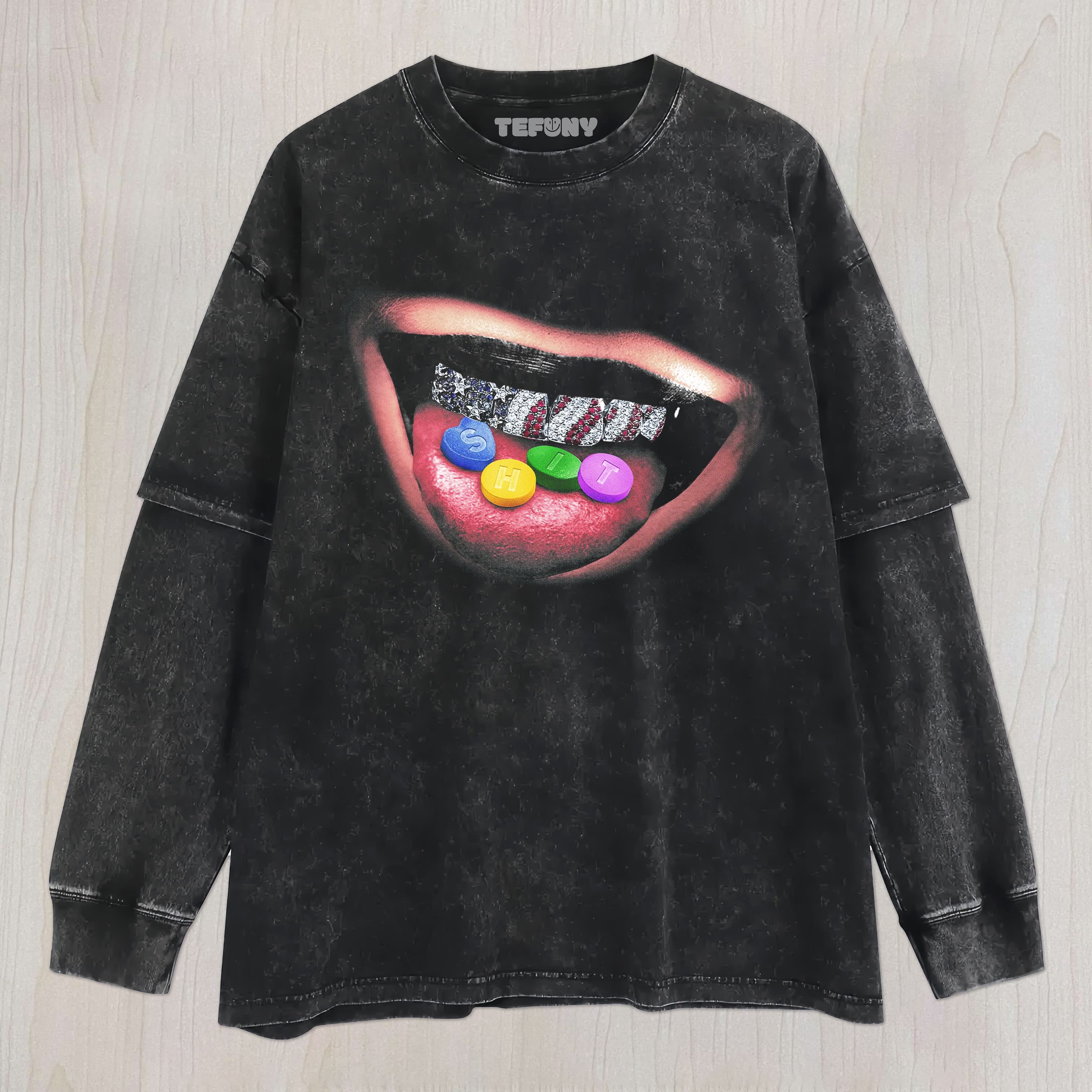 MOUTH SHIT UNISEX TEE, TANK TOP, LAYERED LS, SWEATSHIRT & HOODIE