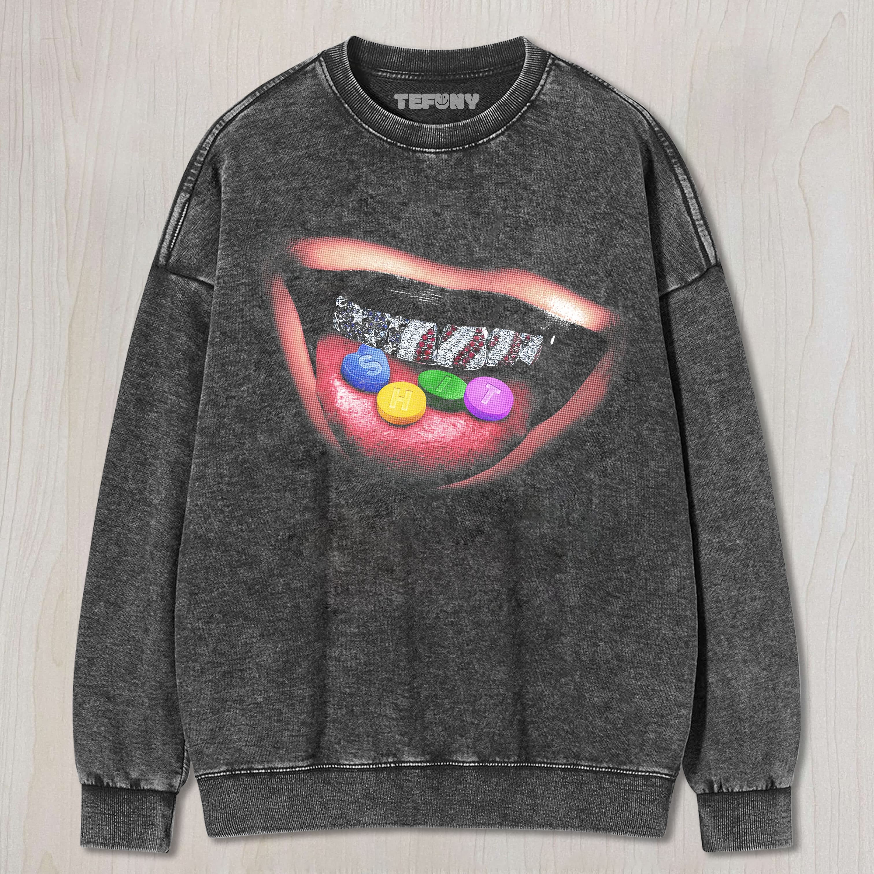 MOUTH SHIT UNISEX TEE, TANK TOP, LAYERED LS, SWEATSHIRT & HOODIE