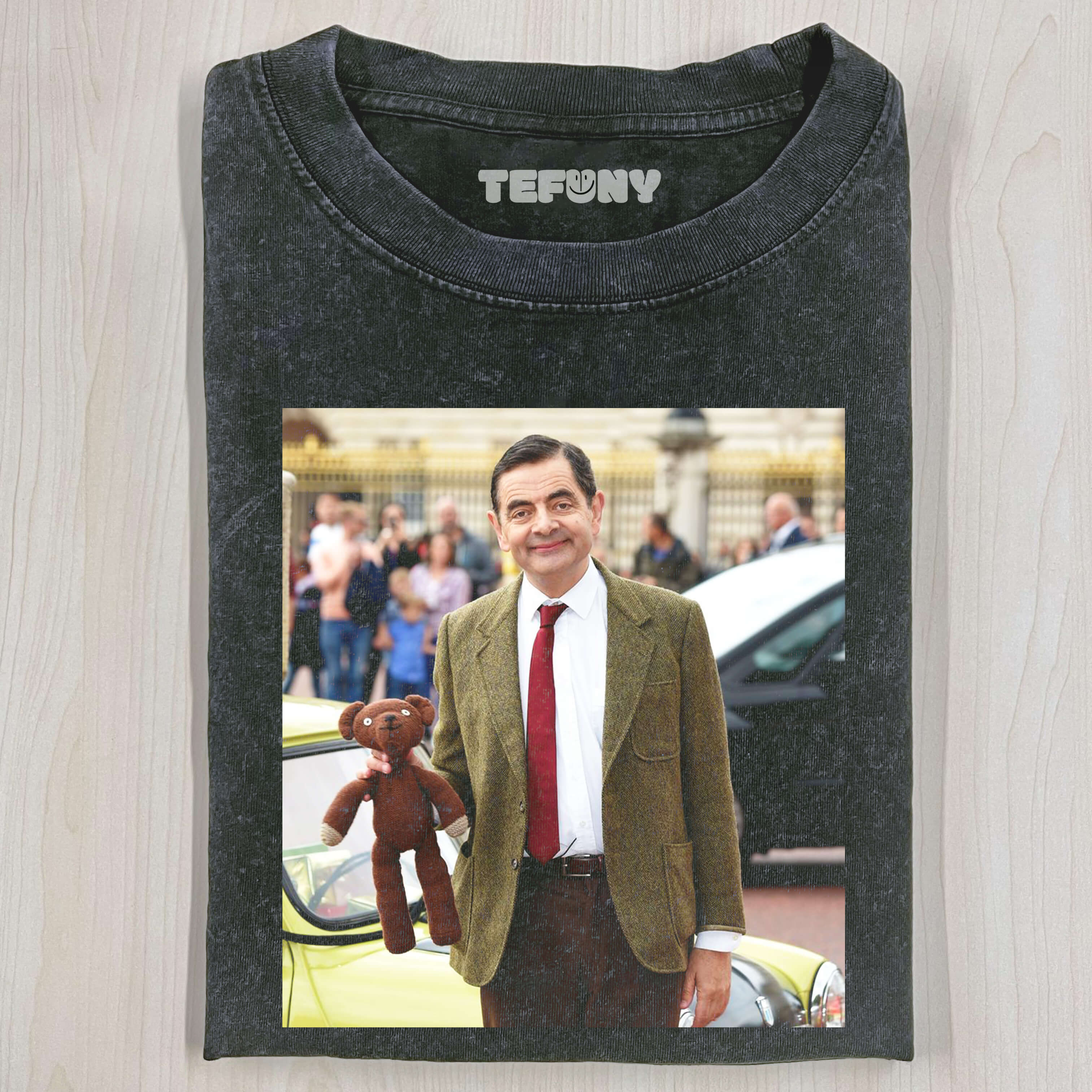 MR. BEAN AND HIS TEDDY BEAR T-SHIRT