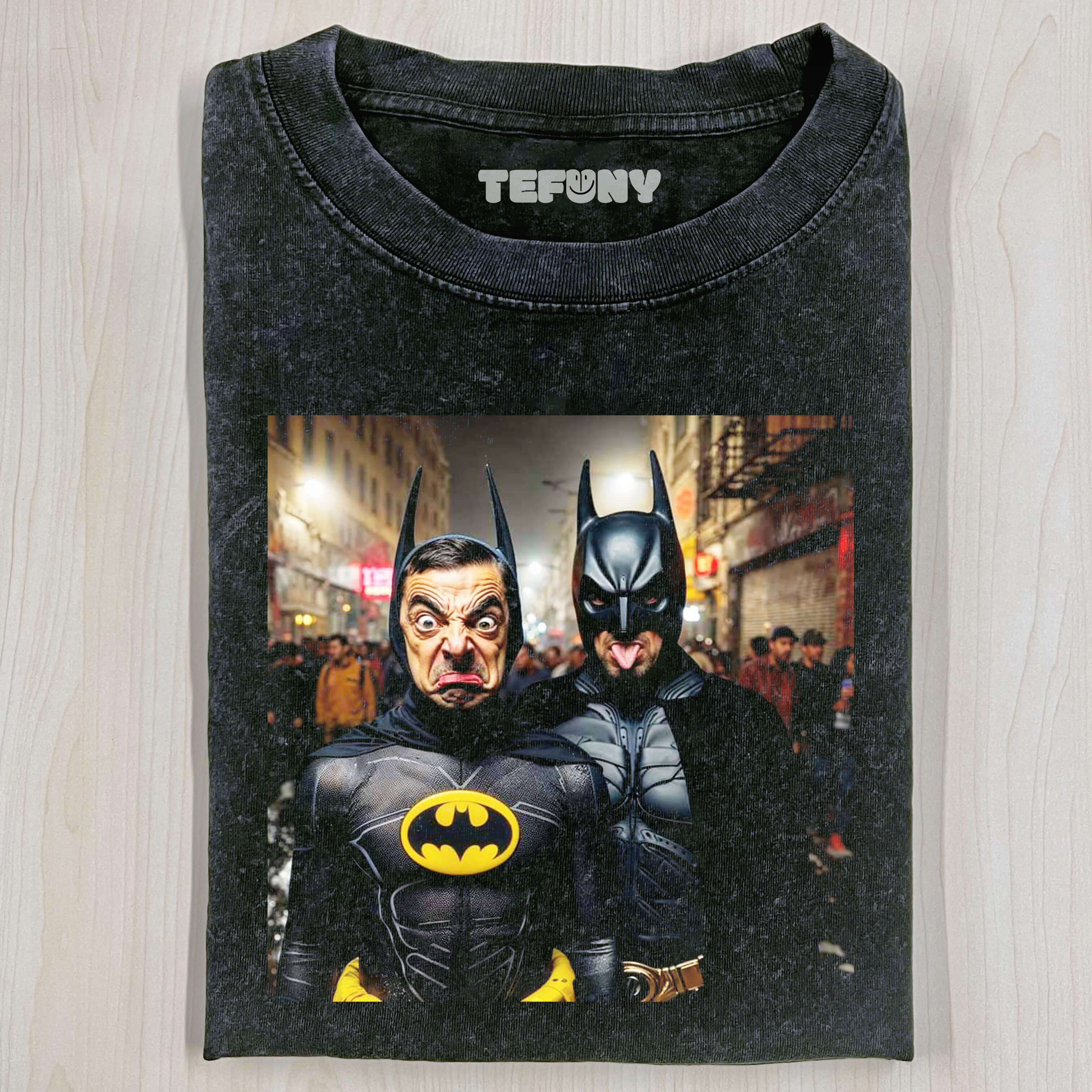 MR. BEAN & BATMAN T-SHIRT