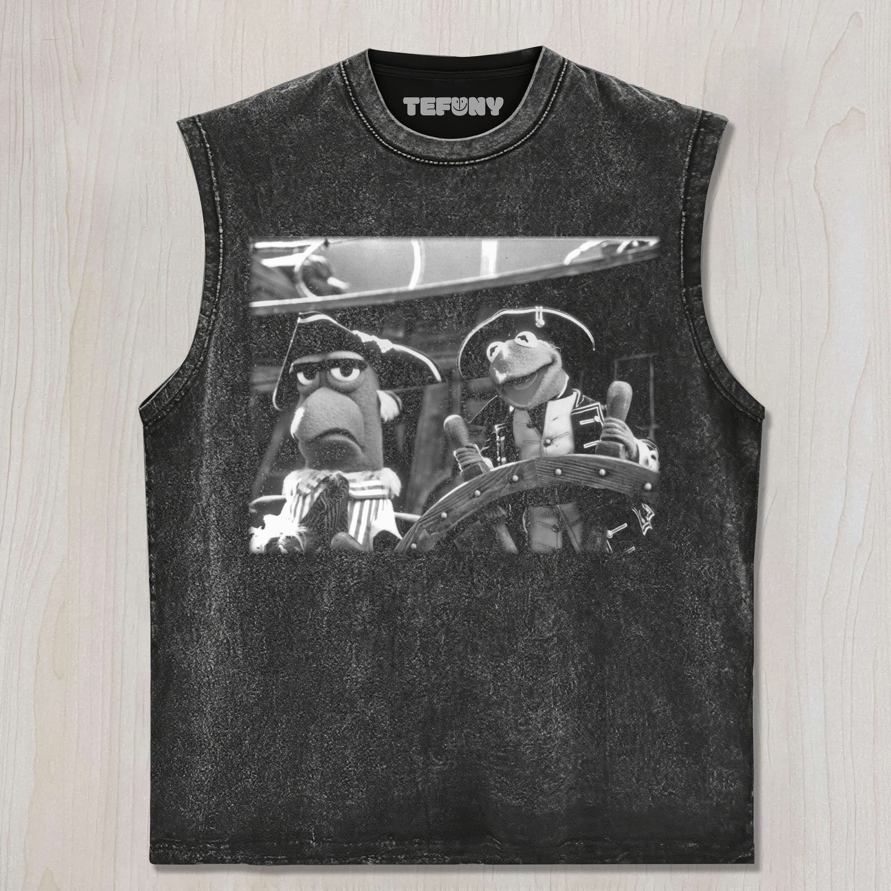 MUPPET TREASURE ISLAND FROG UNISEX TEE, TANK TOP, LAYERED LS, SWEATSHIRT & HOODIE