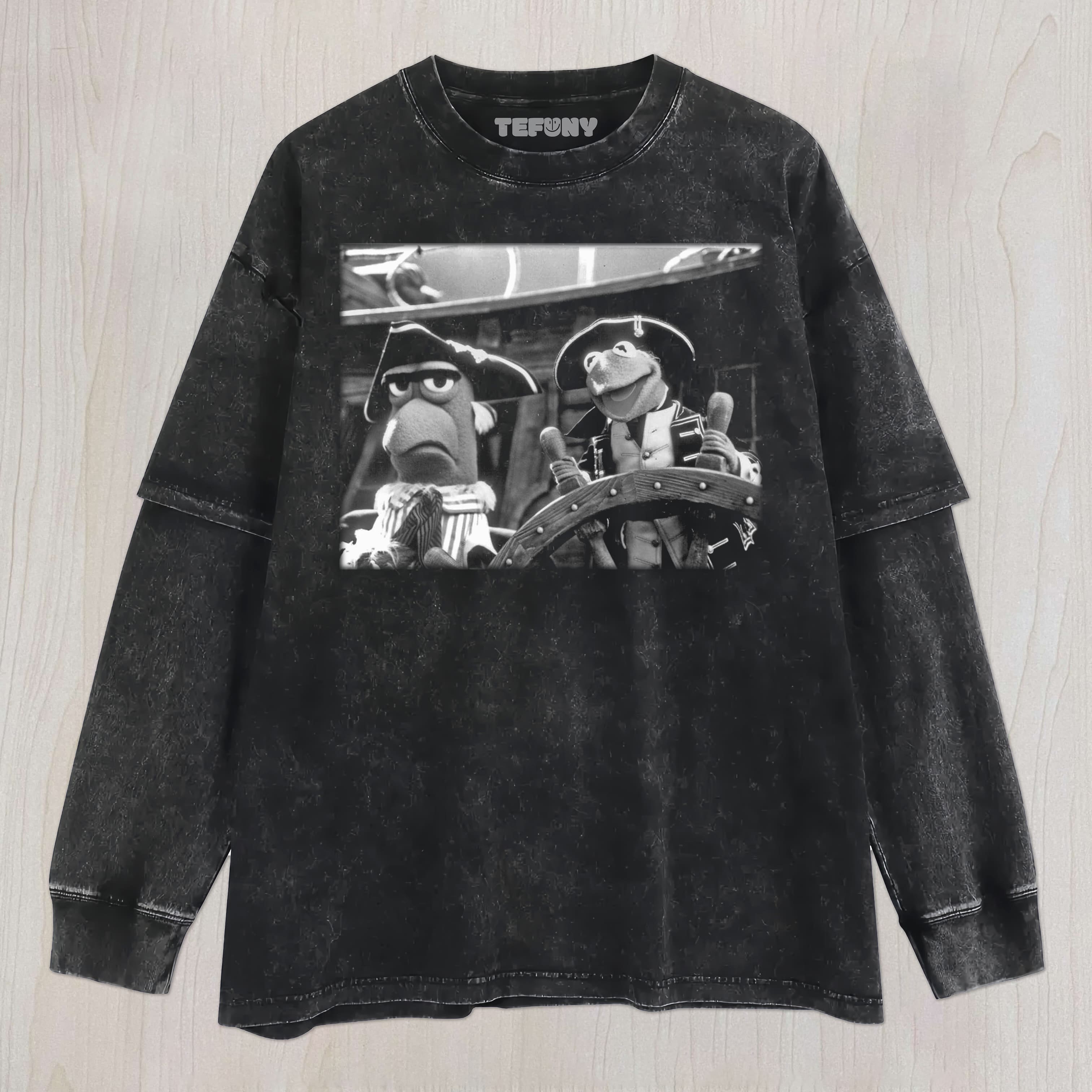 MUPPET TREASURE ISLAND FROG UNISEX TEE, TANK TOP, LAYERED LS, SWEATSHIRT & HOODIE