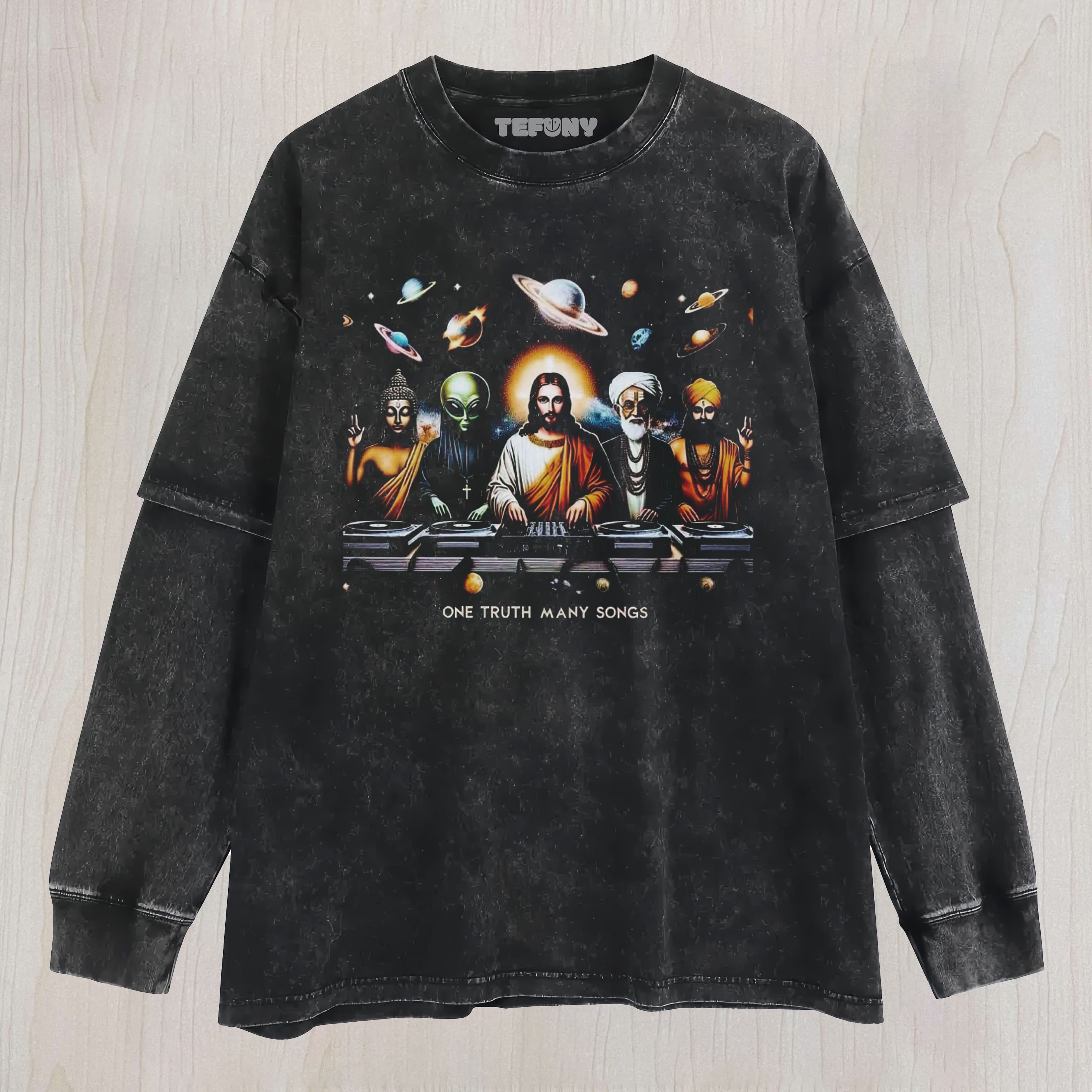MUSICAL CLIMATE   LAYERED LONG SLEEVE