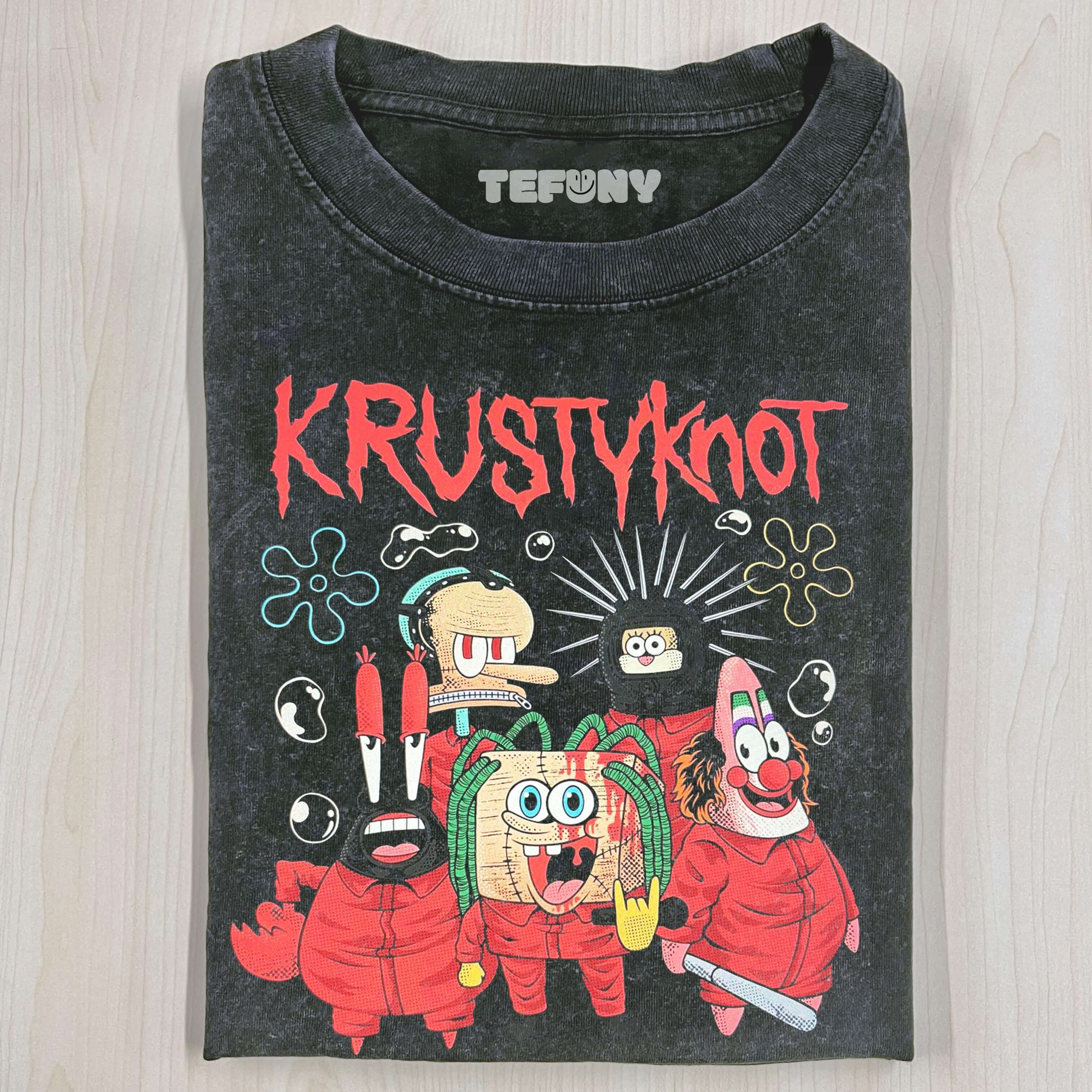 MUSIC SLIPKNOT VINTAGE WASHED TEE V1
