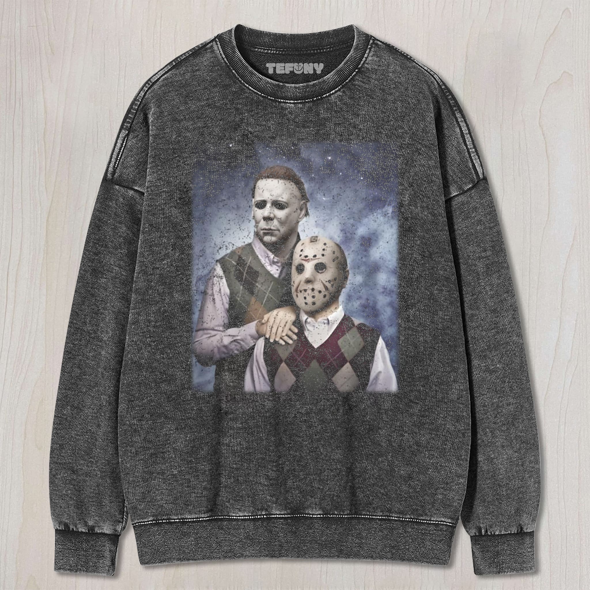 MYERS AND JASON BROTHERS MEME UNISEX TEE, TANK TOP, LAYERED LS, SWEATSHIRT & HOODIE