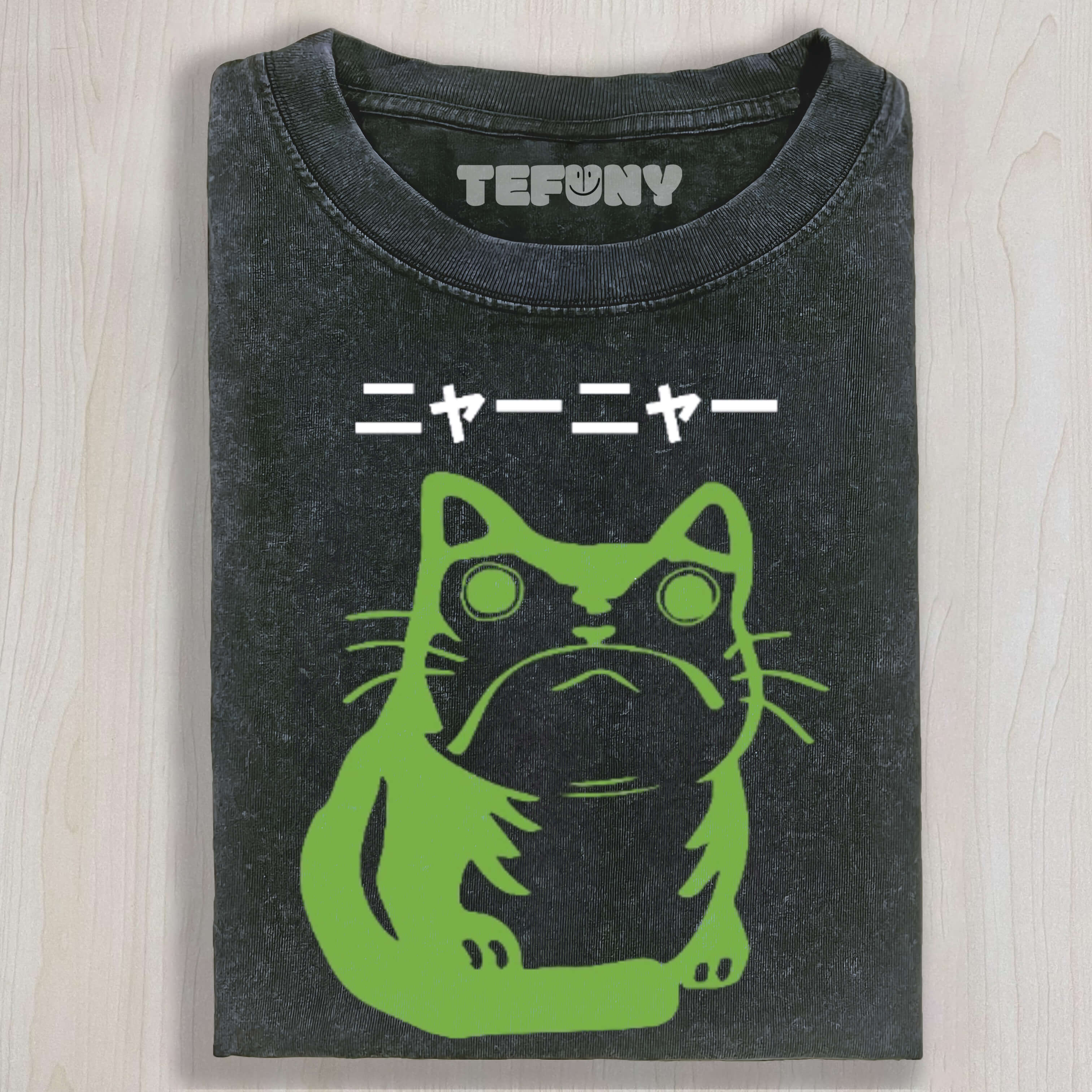 MATSUMOTO HOJI CAT WRINKLE-RESISTANT TEE & SWEAT & HOOD