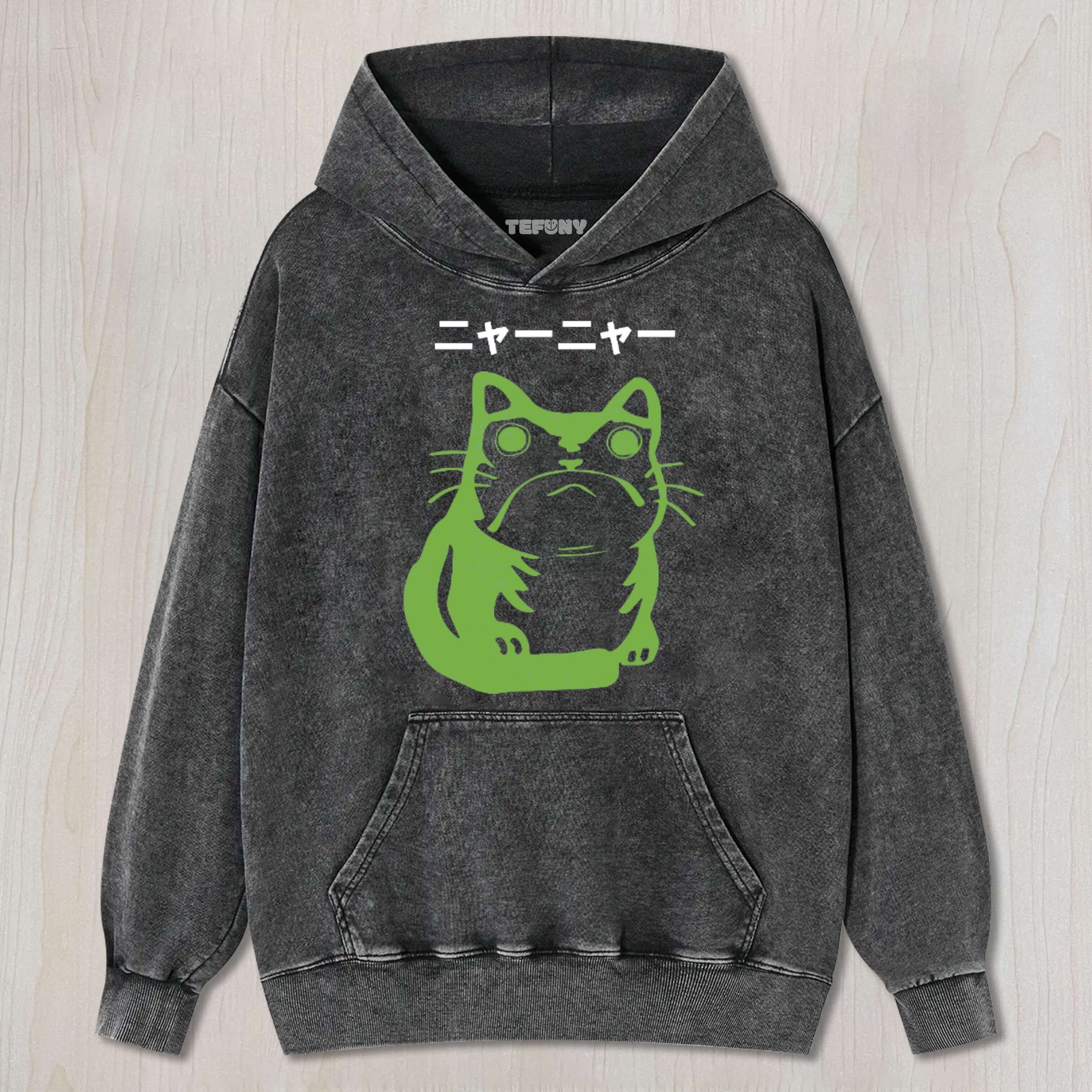 MATSUMOTO HOJI CAT WRINKLE-RESISTANT TEE & SWEAT & HOOD