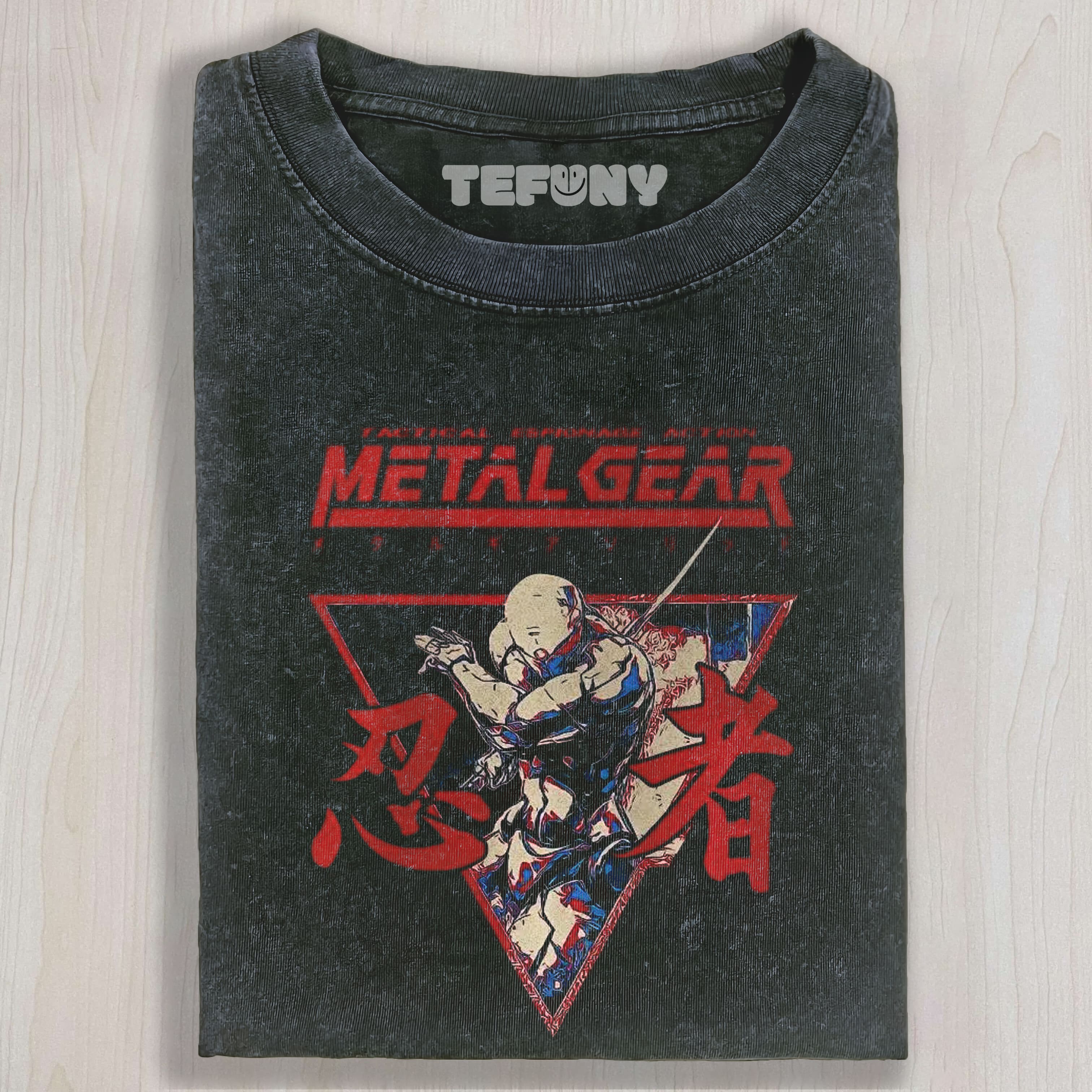 METAL GEAR SOLID WASHED T-SHIRT