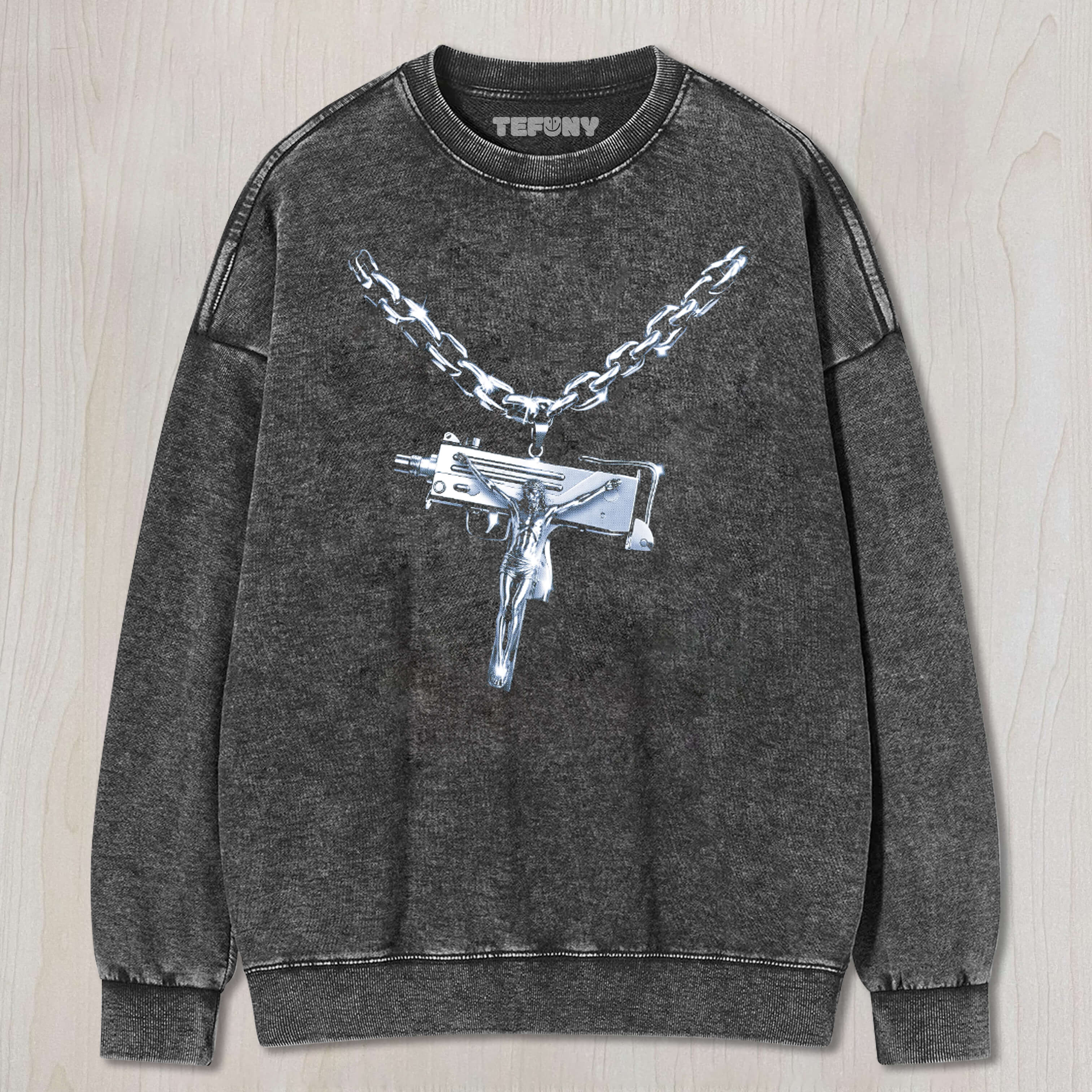 NECKLACE GUN UNISEX TEE, TANK TOP, LAYERED LS, SWEATSHIRT & HOODIE