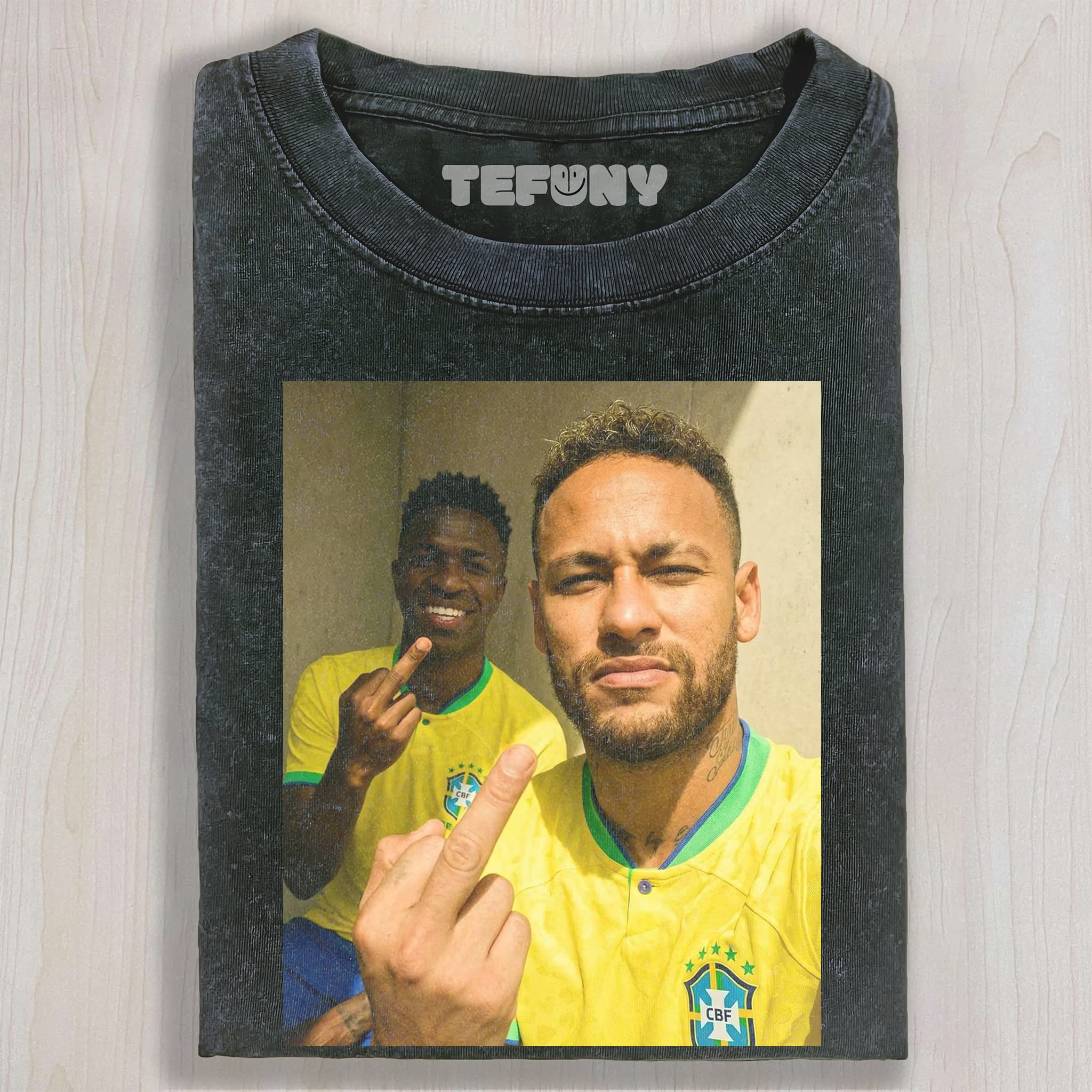 NEYMAR & VINÍCIUS JÚNIOR UNISEX TEE, TANK TOP, LAYERED LS, SWEATSHIRT & HOODIE