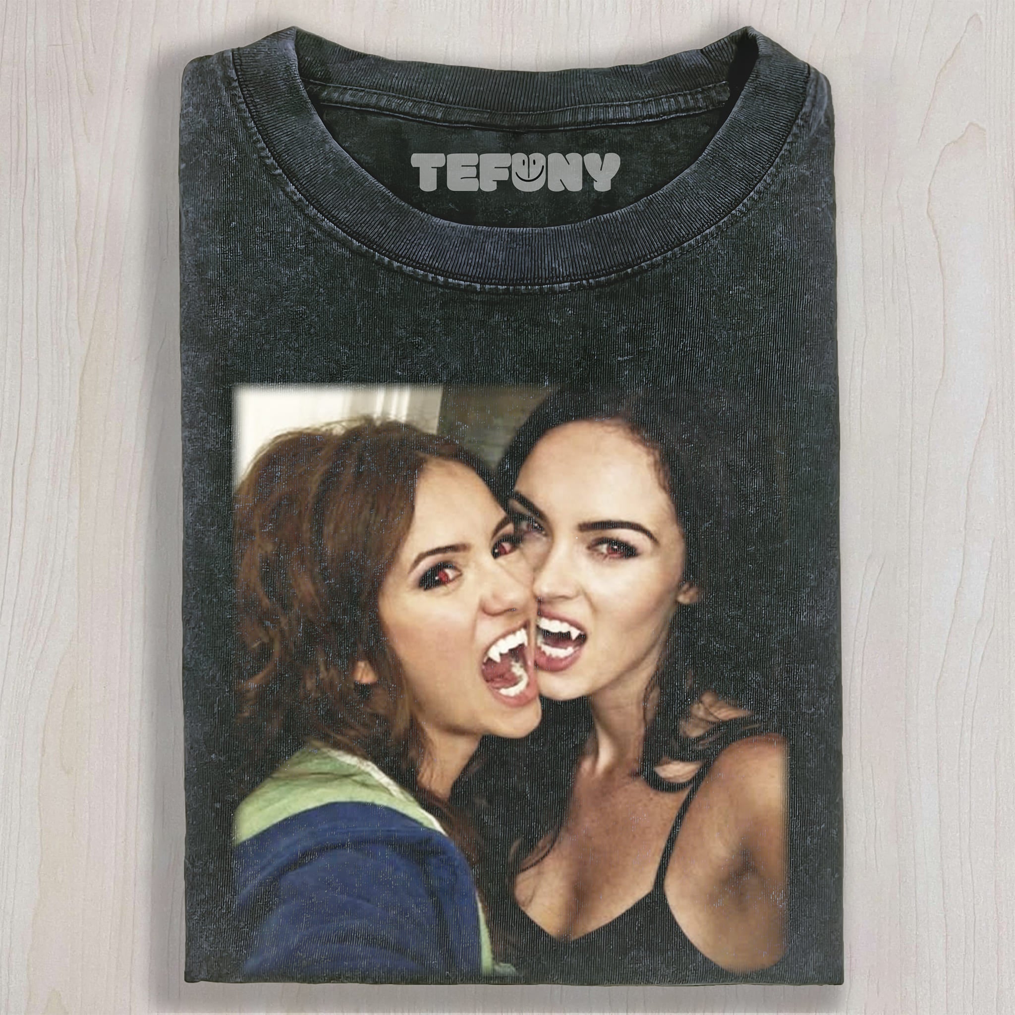 NINA DOBREV AND MEGAN FOX UNISEX TEE, TANK TOP, LAYERED LS, SWEATSHIRT & HOODIE