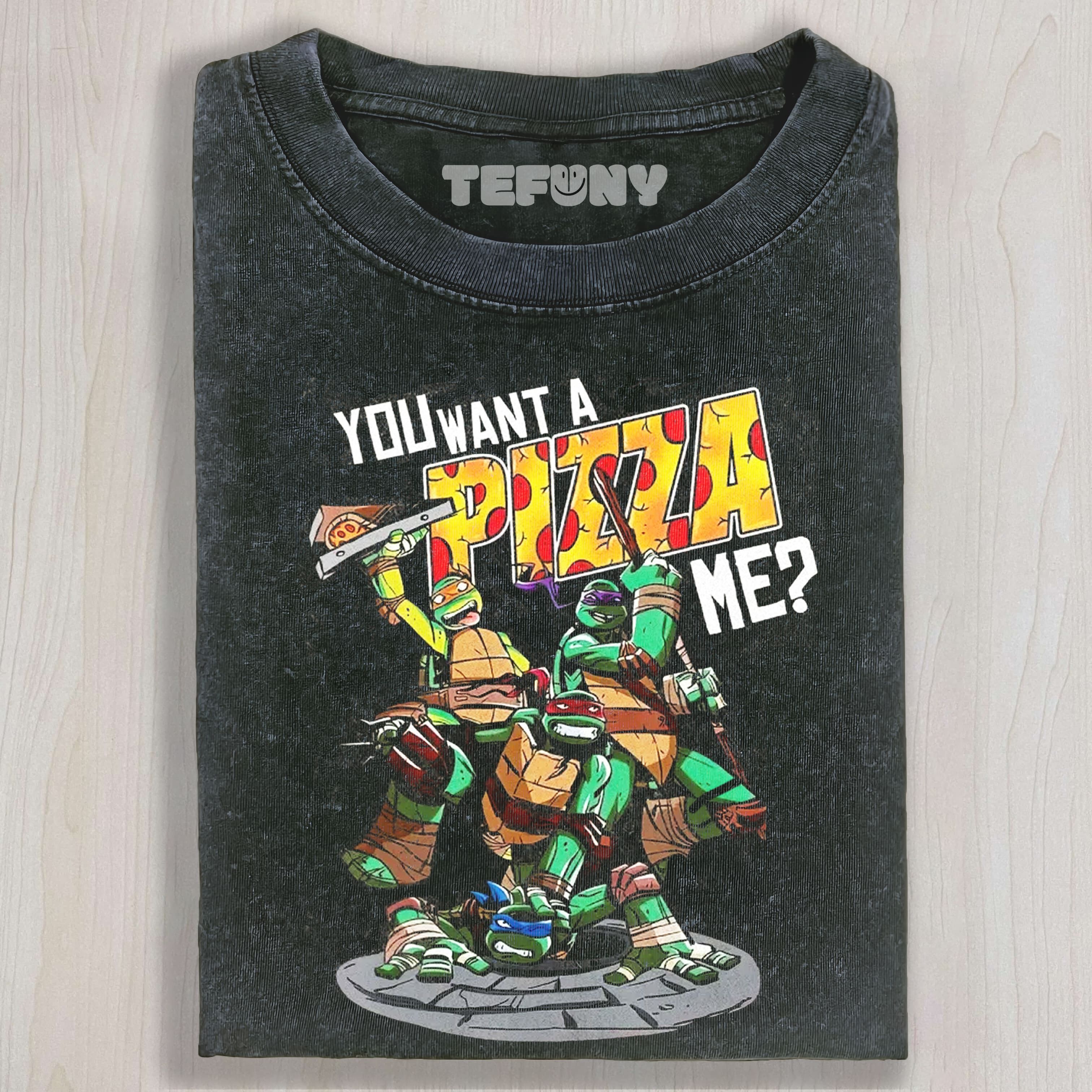 NINJA TURTLES PIZZA PARODY TEE & SWEAT & HOOD
