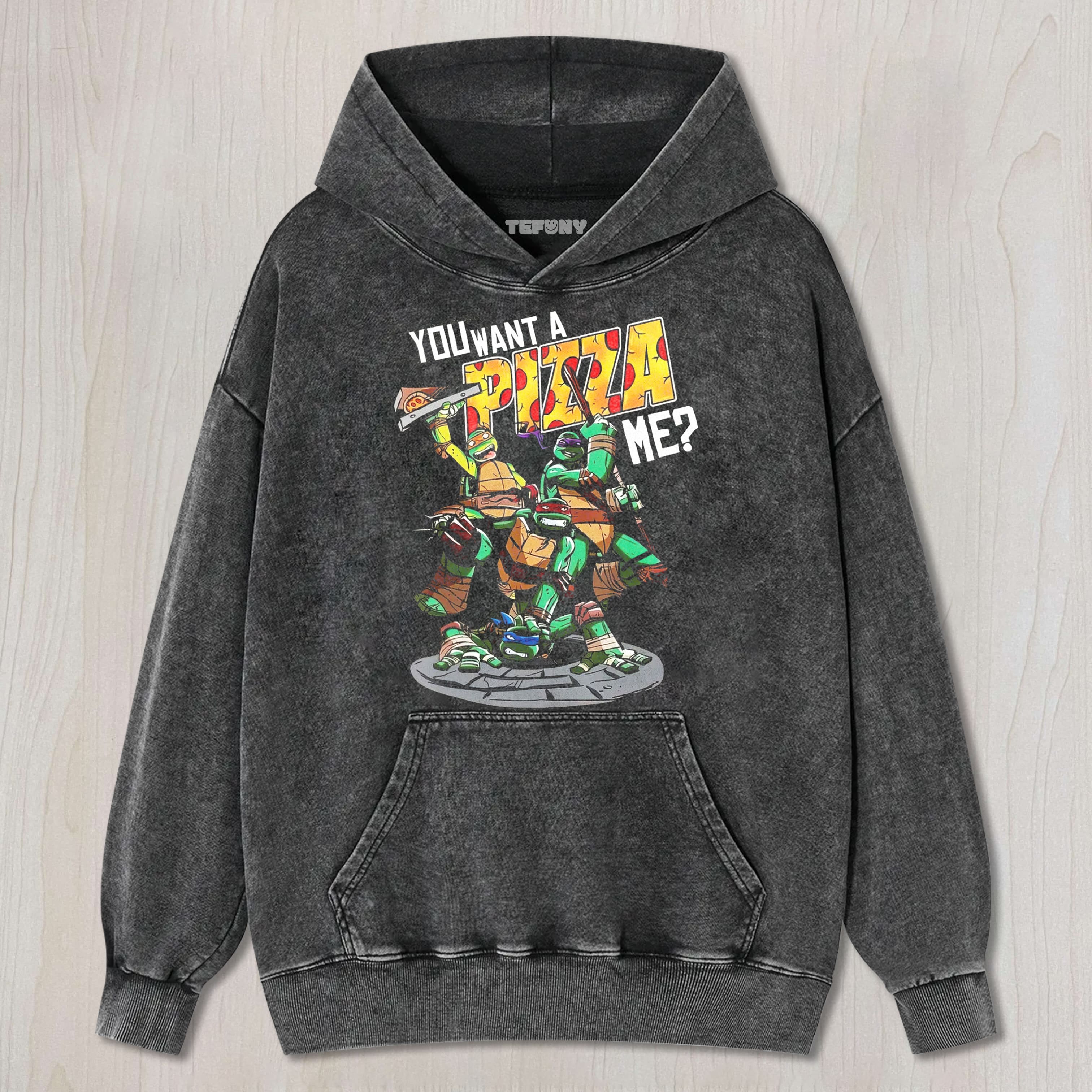NINJA TURTLES PIZZA PARODY TEE & SWEAT & HOOD