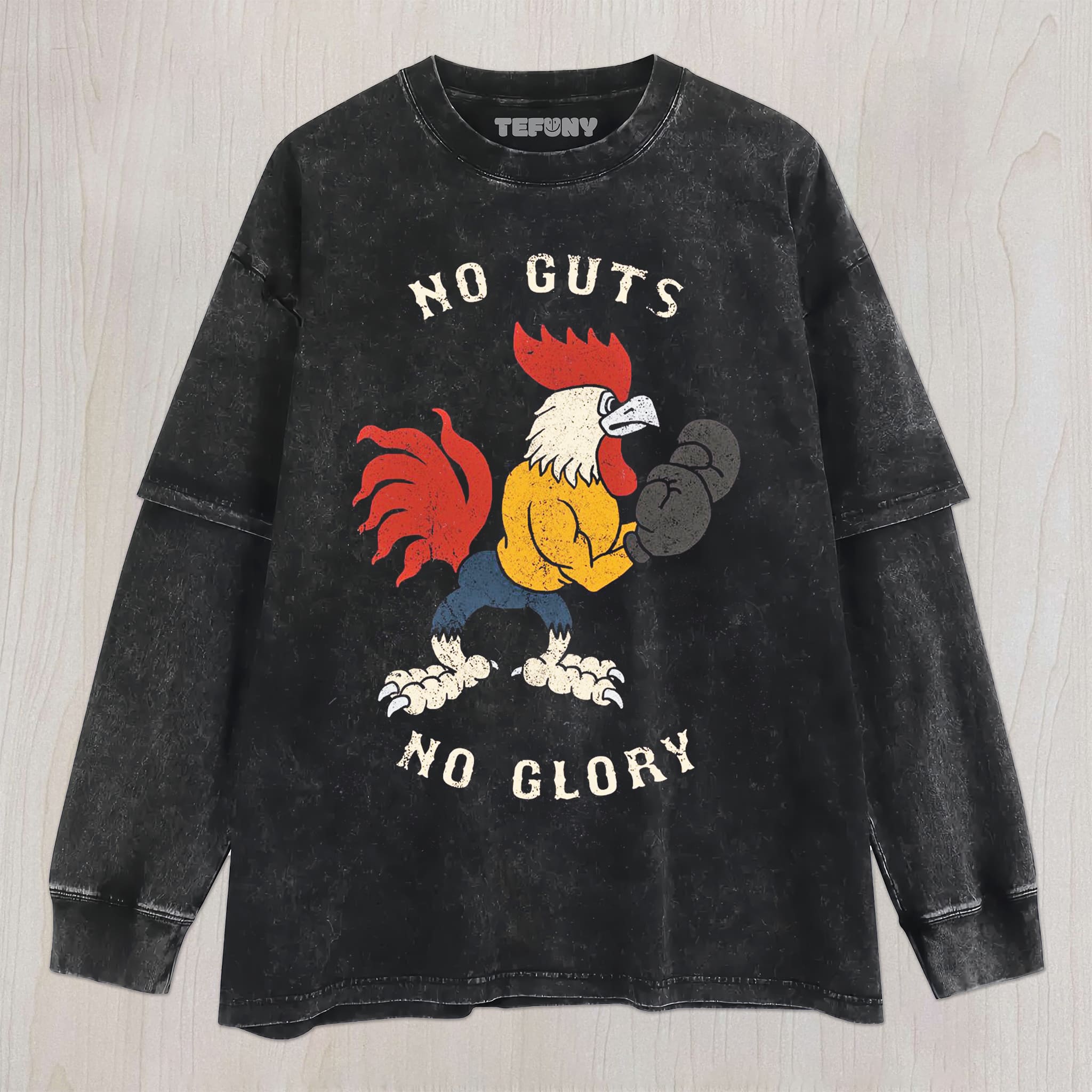 NO GUTS NO GLORY UNISEX TEE, TANK TOP, LAYERED LS, SWEATSHIRT & HOODIE