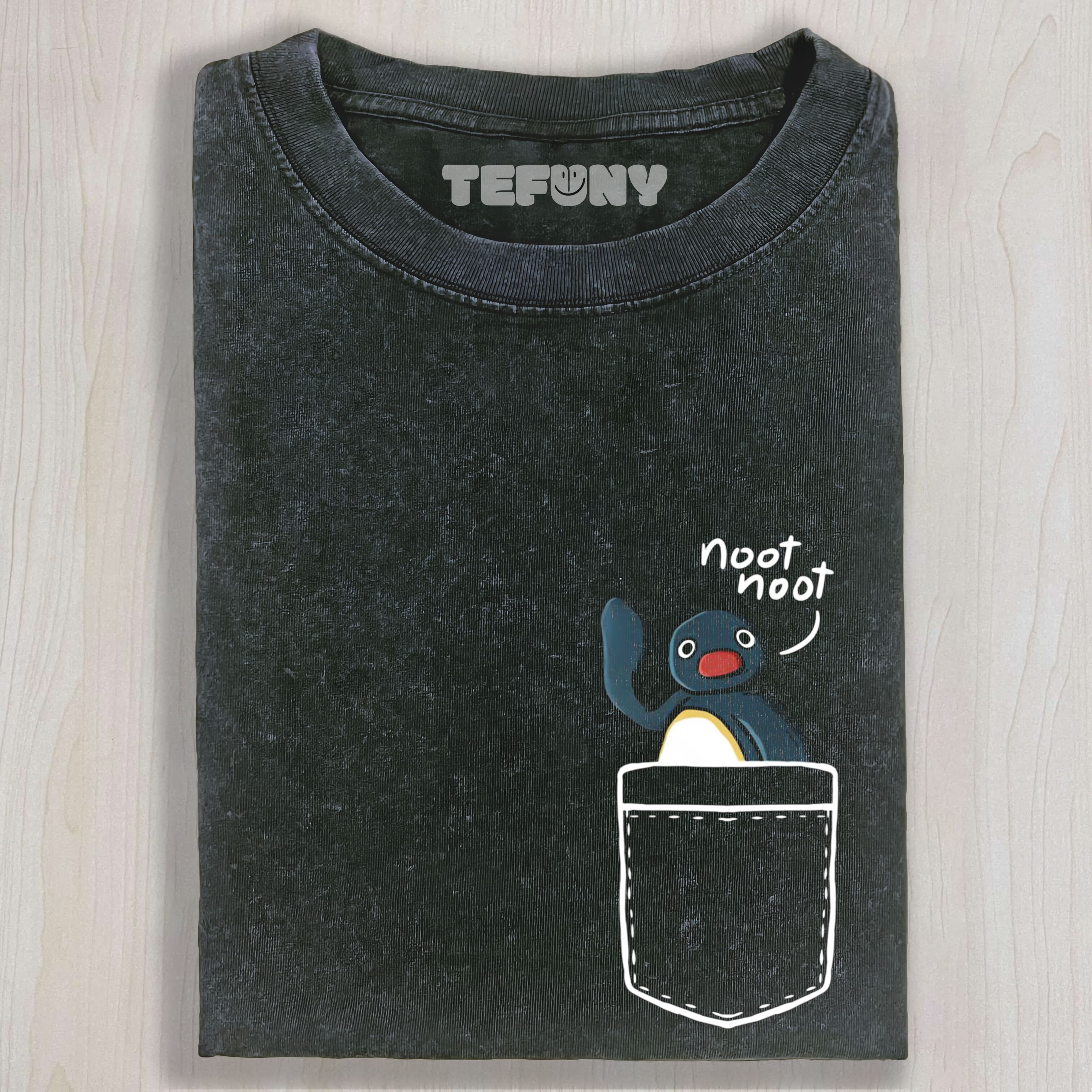 NOOT NOOT FUNNY PENGUIN UNISEX TEE, TANK TOP, LAYERED LS, SWEATSHIRT & HOODIE