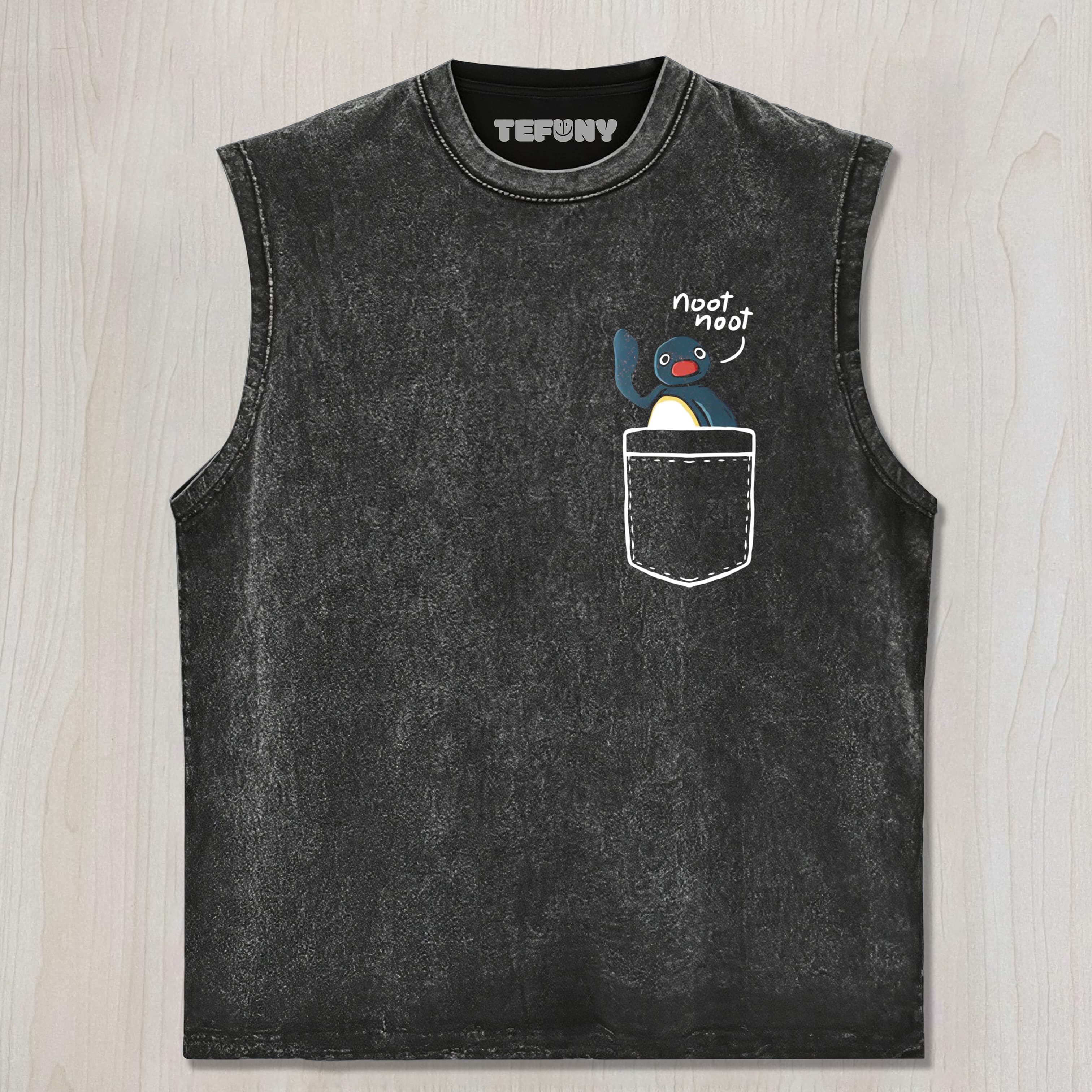 NOOT NOOT FUNNY PENGUIN UNISEX TEE, TANK TOP, LAYERED LS, SWEATSHIRT & HOODIE