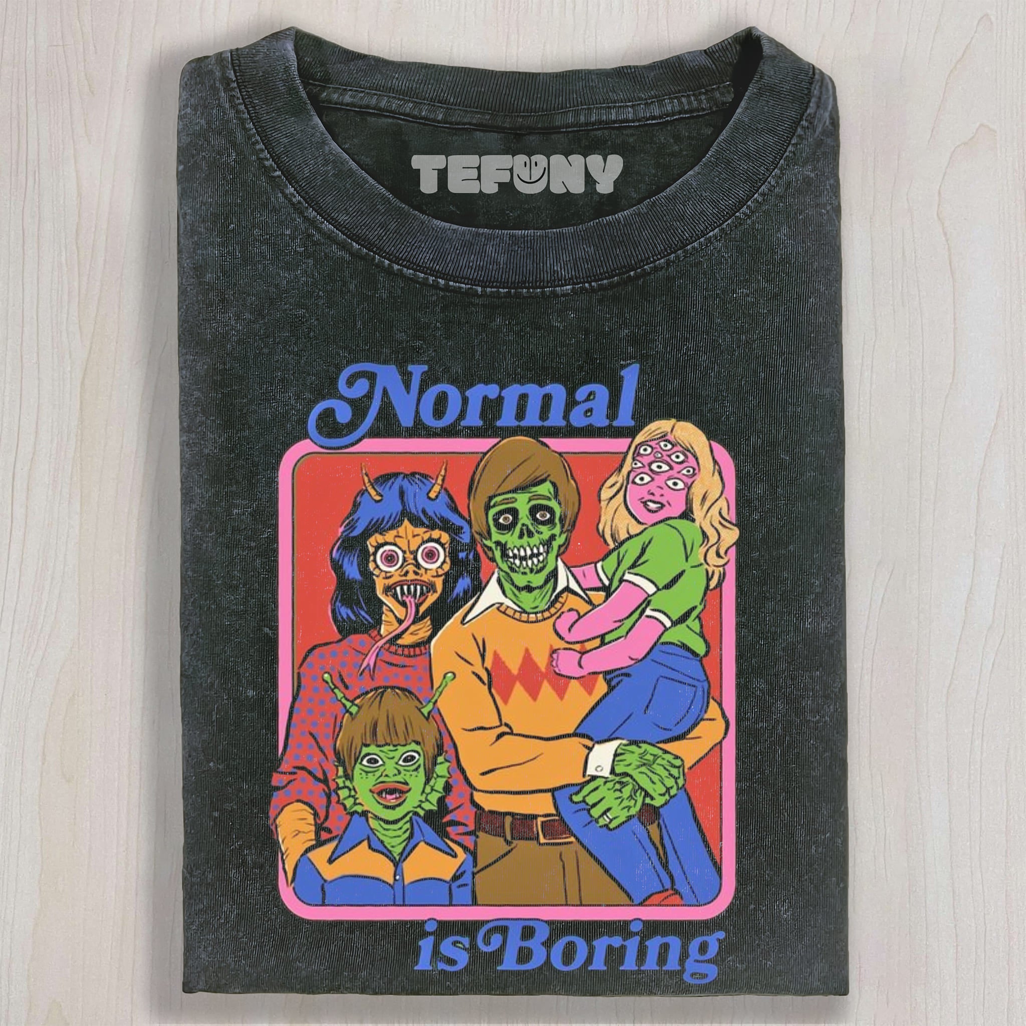 NORMAL IS BORING UNISEX TEE, TANK TOP, LAYERED LS, SWEATSHIRT & HOODIE