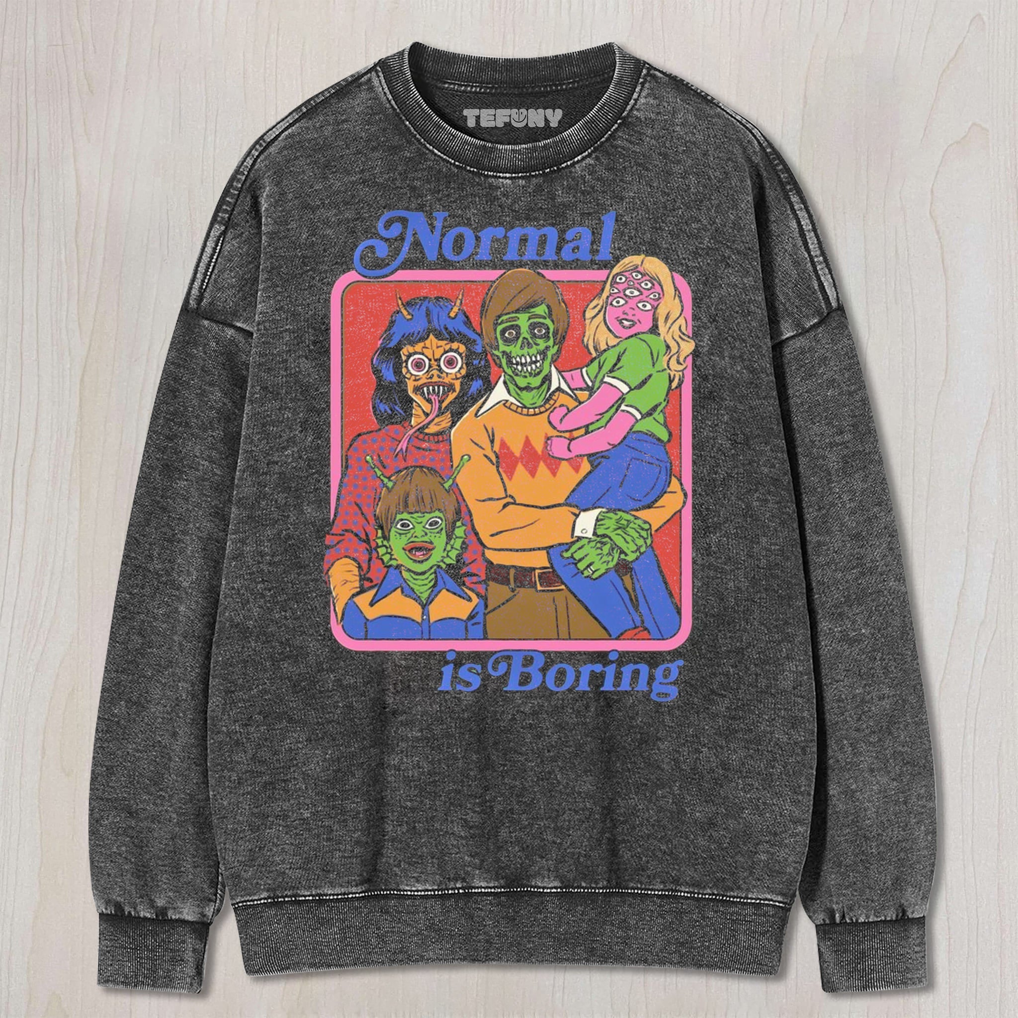 NORMAL IS BORING UNISEX TEE, TANK TOP, LAYERED LS, SWEATSHIRT & HOODIE