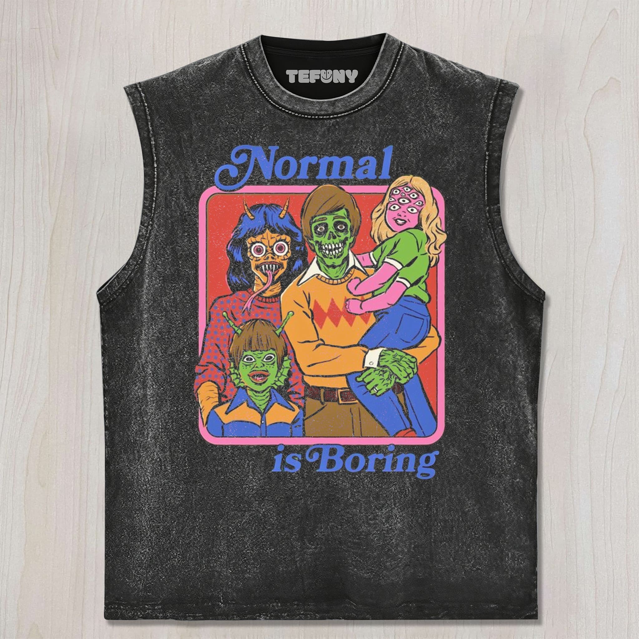 NORMAL IS BORING UNISEX TEE, TANK TOP, LAYERED LS, SWEATSHIRT & HOODIE