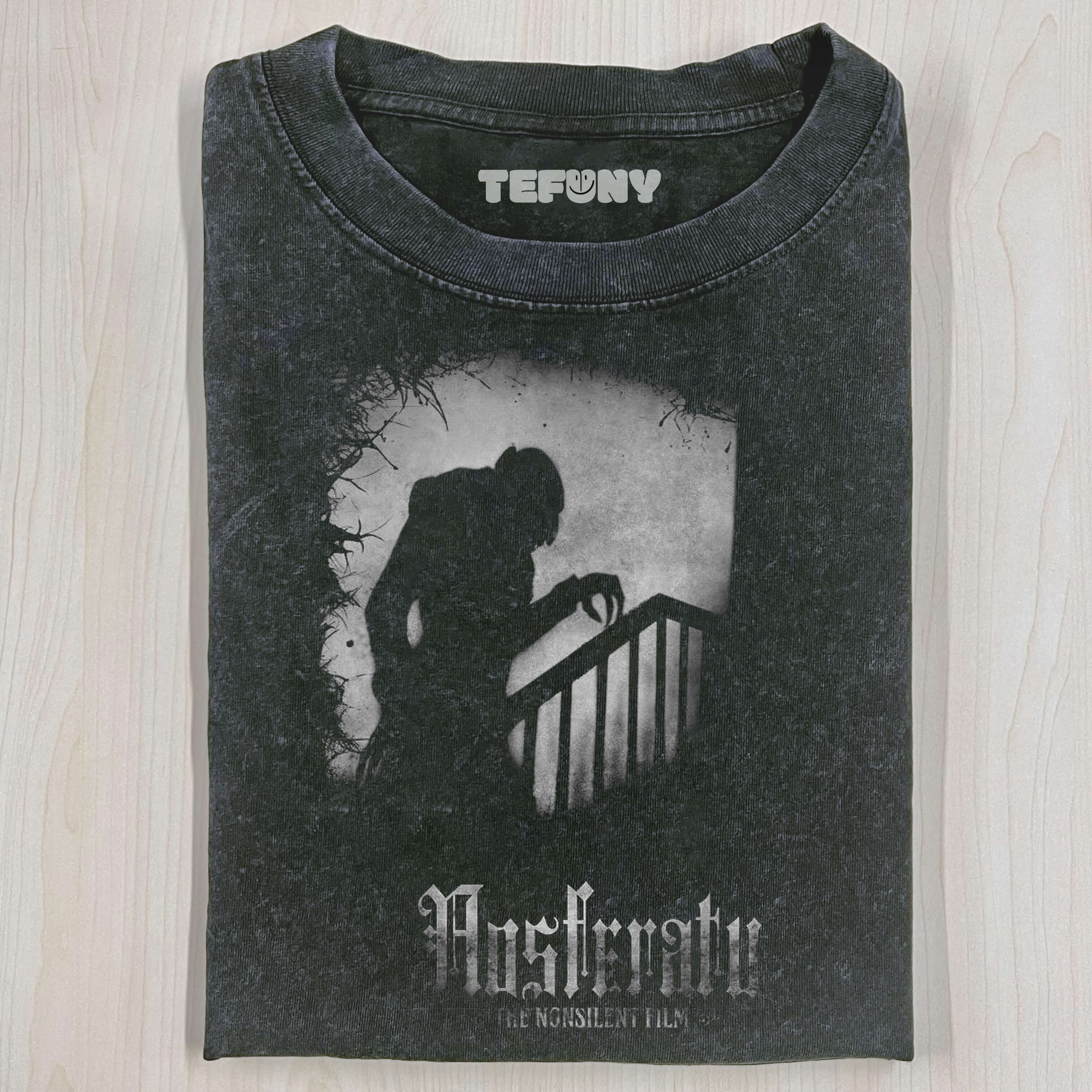 NOSFERATU HORROR T-SHIRT THE NONSILENT FILM 1922