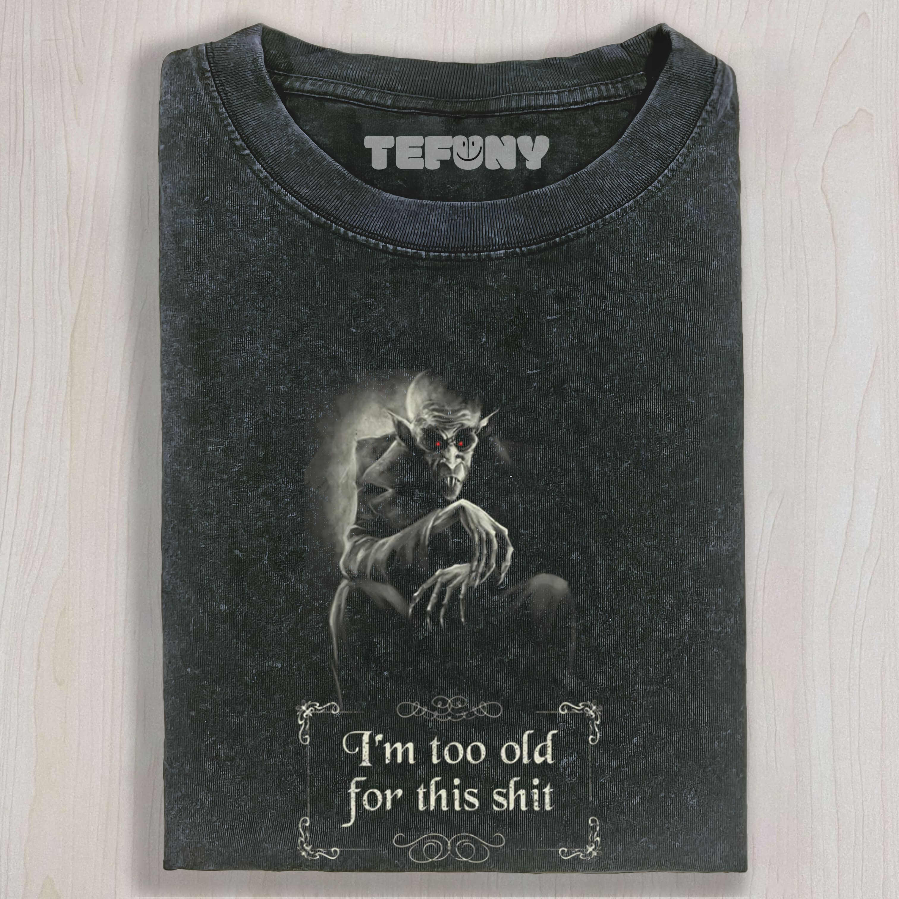 NOSFERATU IS TOO OLD TEE & SWEAT & HOOD