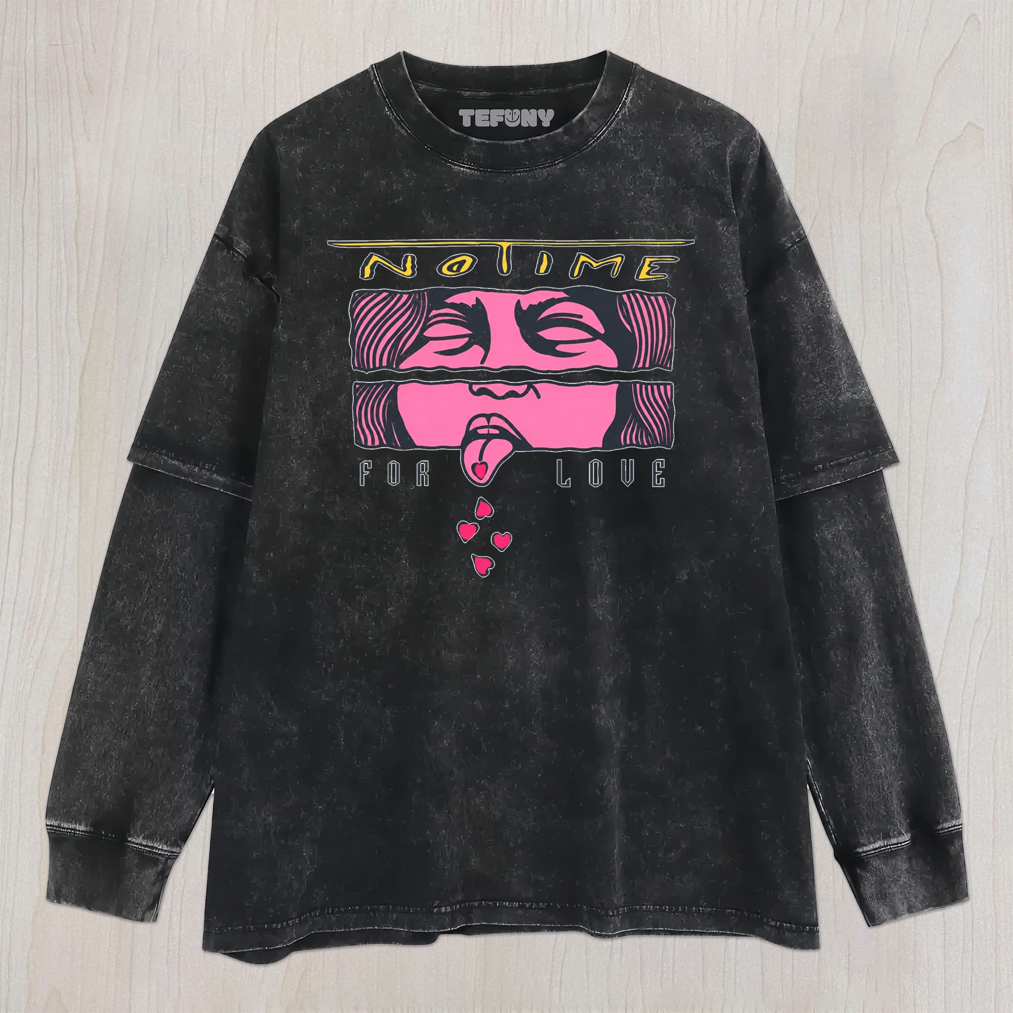 NO TIME FOR LOVE UNISEX TEE, TANK TOP, LAYERED LS, SWEATSHIRT & HOODIE