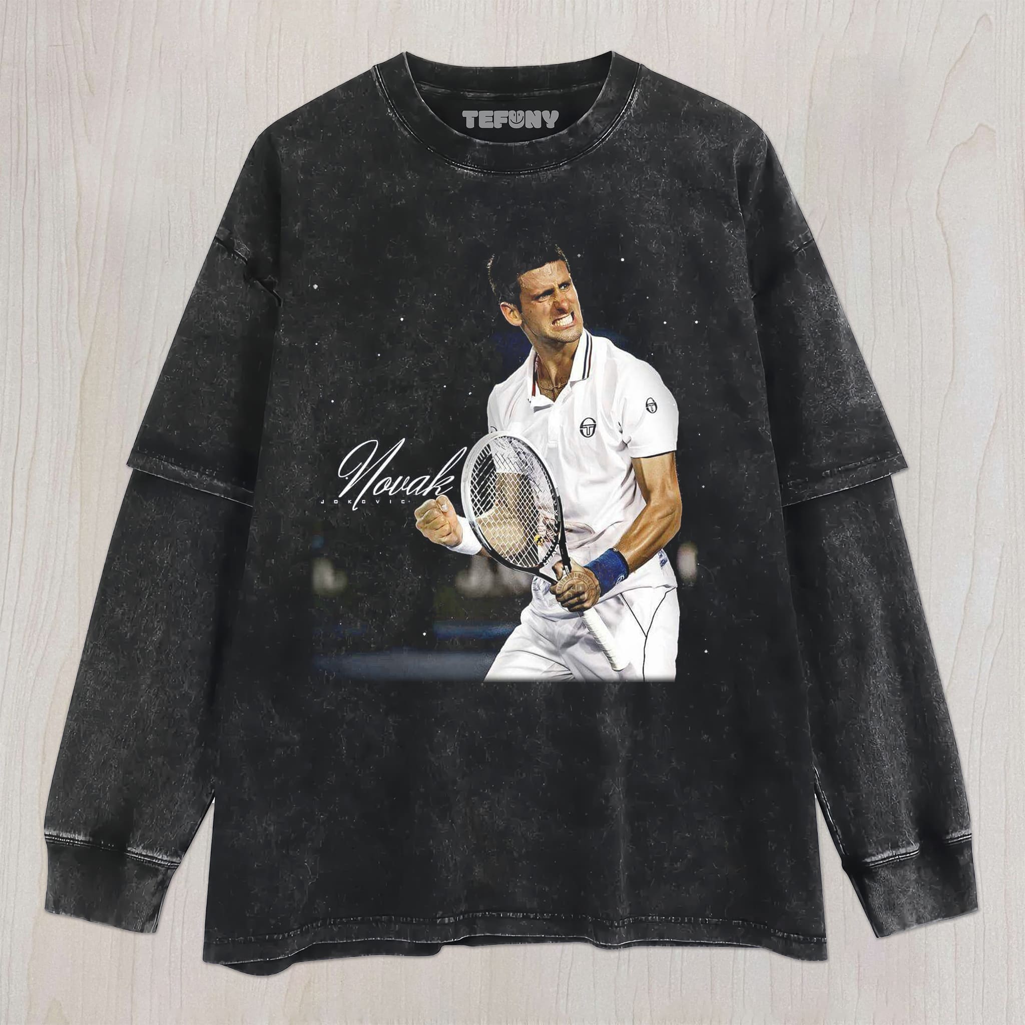 NOVAK DJOKOVIC V7 UNISEX TEE, TANK TOP, LAYERED LS, SWEATSHIRT & HOODIE