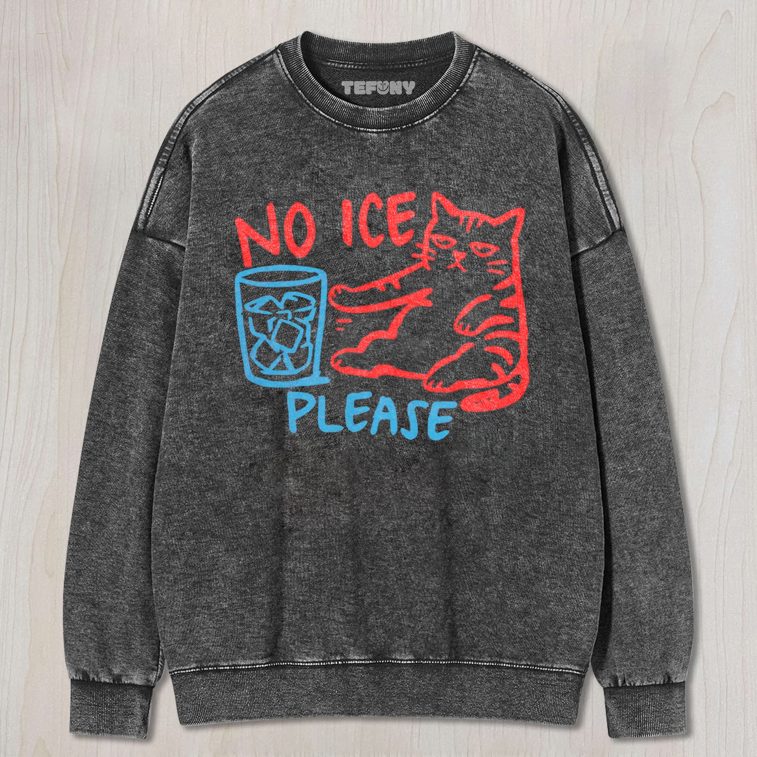 NO ICE CAT MEME TEE & SWEAT & HOOD