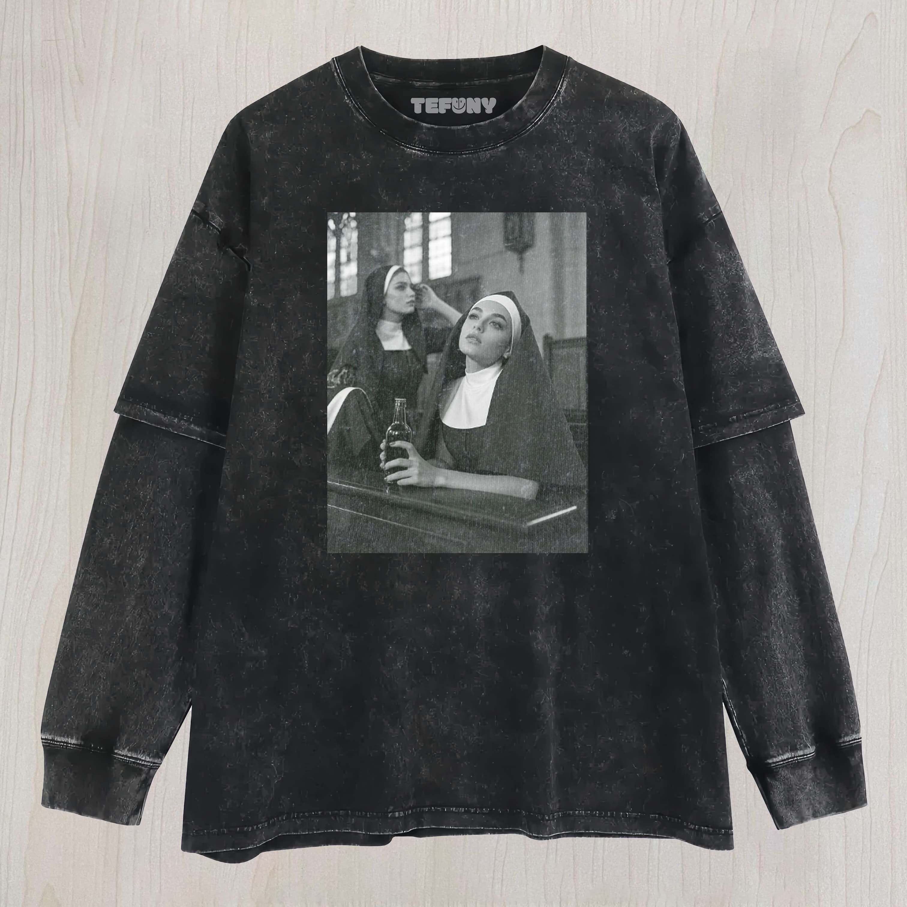 NUNS UNISEX TEE, TANK TOP, LAYERED LS, SWEATSHIRT & HOODIE