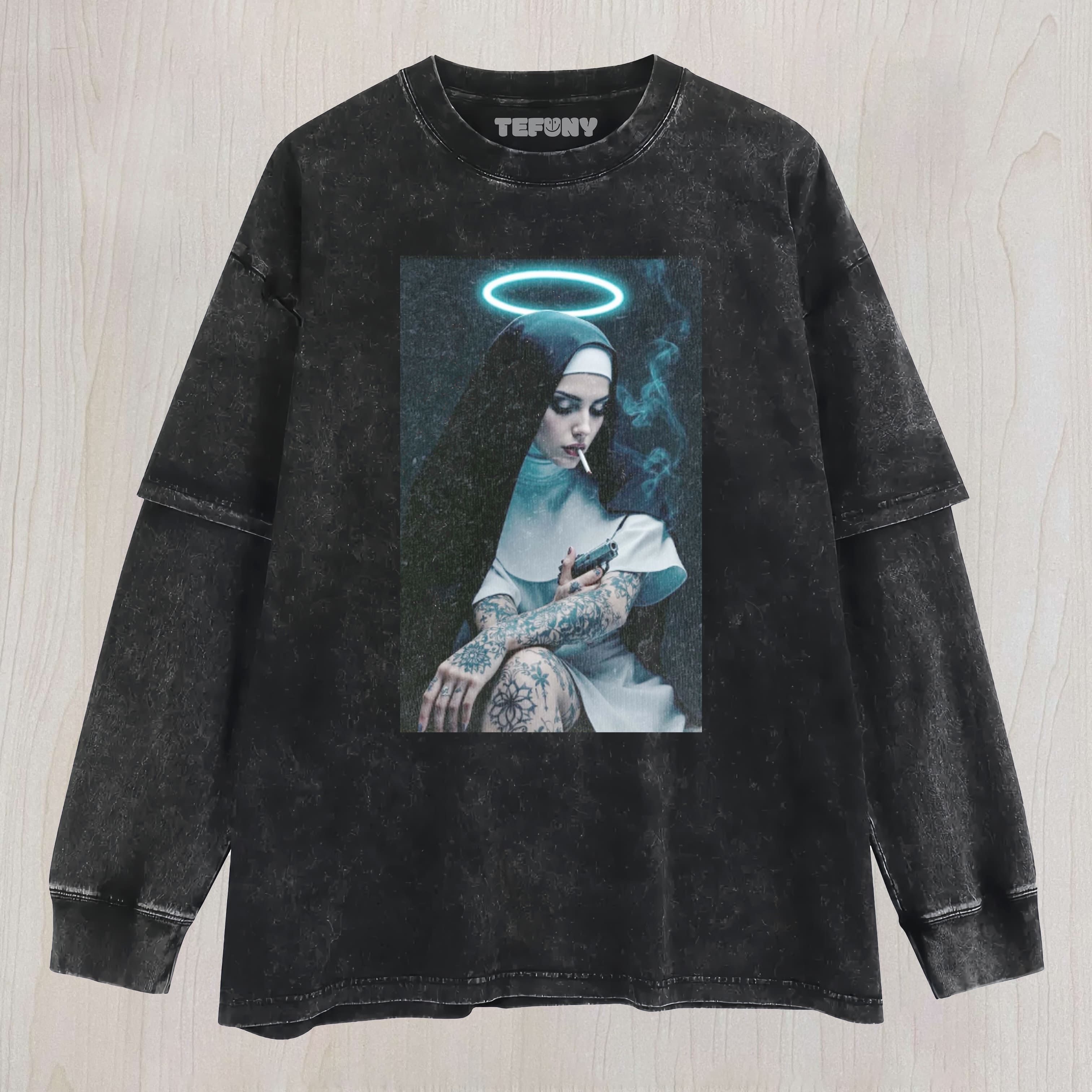 NUNS UNISEX TEE, TANK TOP, LAYERED LS, SWEATSHIRT & HOODIE