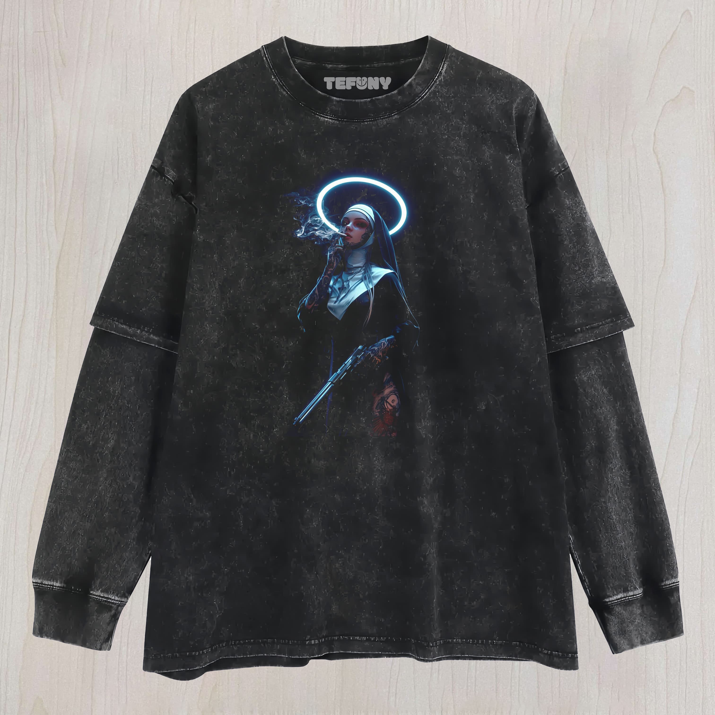 NUNS UNISEX TEE, TANK TOP, LAYERED LS, SWEATSHIRT & HOODIE