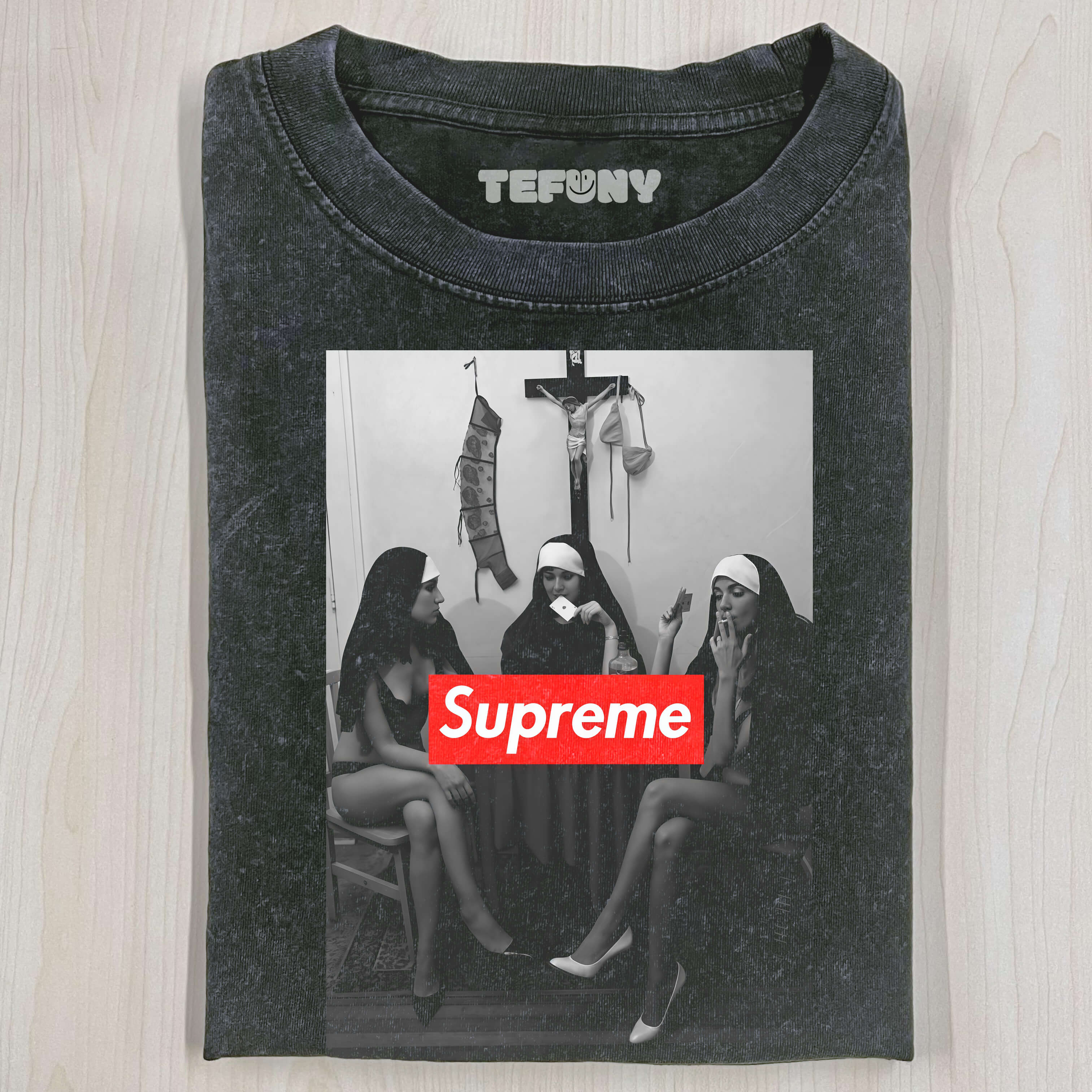 NUNS GONE WILD PLAYING CARDS SMOKING