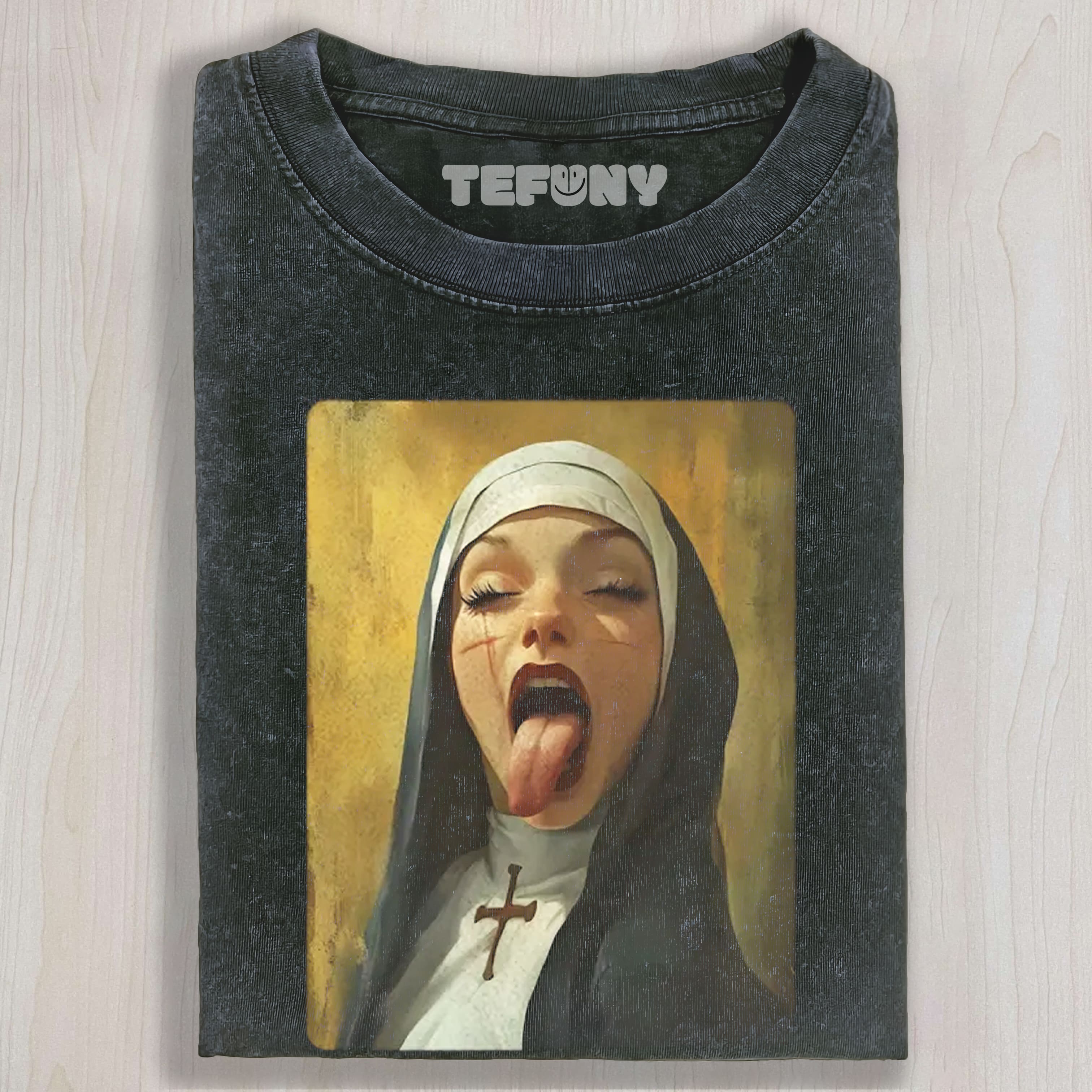 NUN EDGY GOTHIC TEE & SWEAT & HOOD