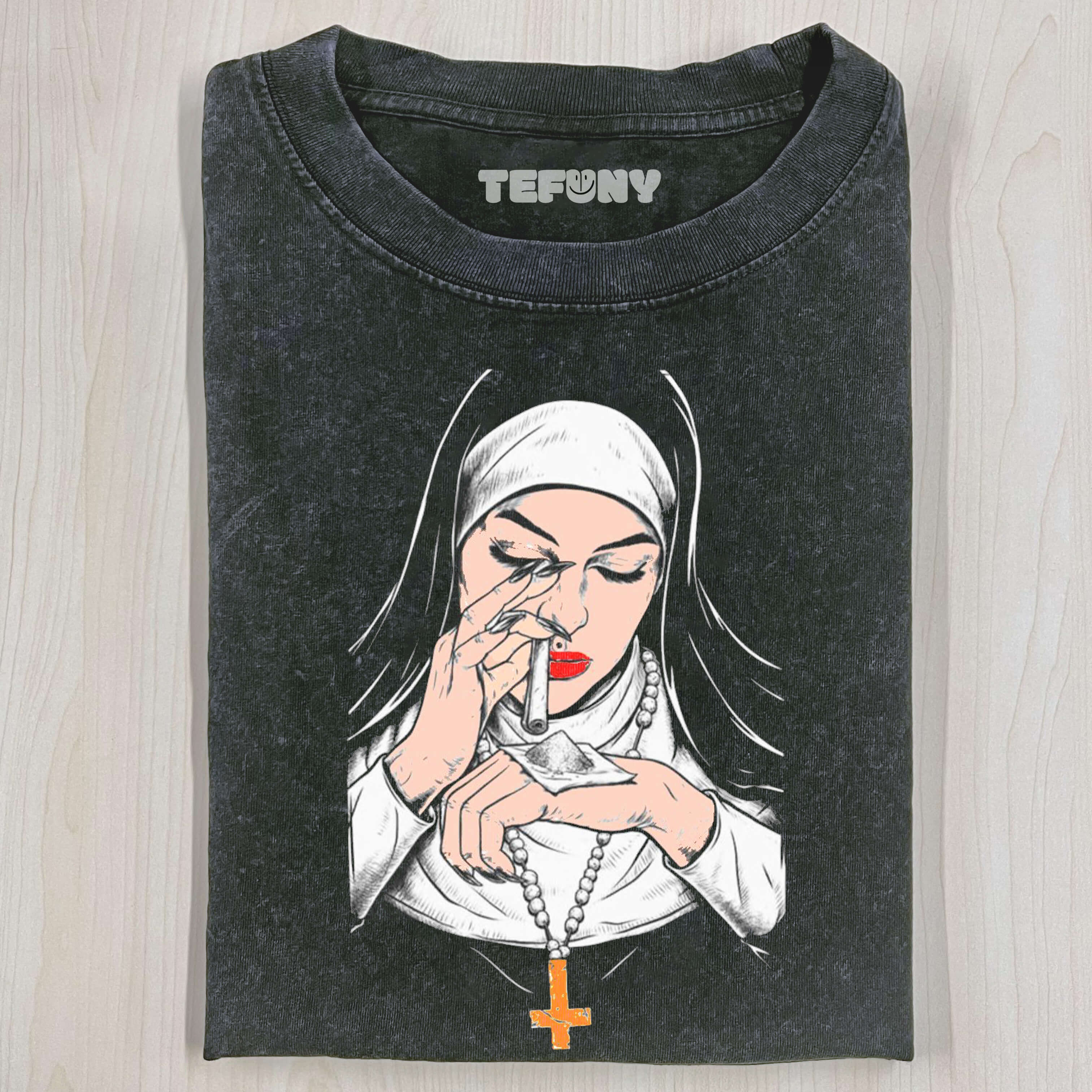 NUN WHITE POWDER T-SHIRT