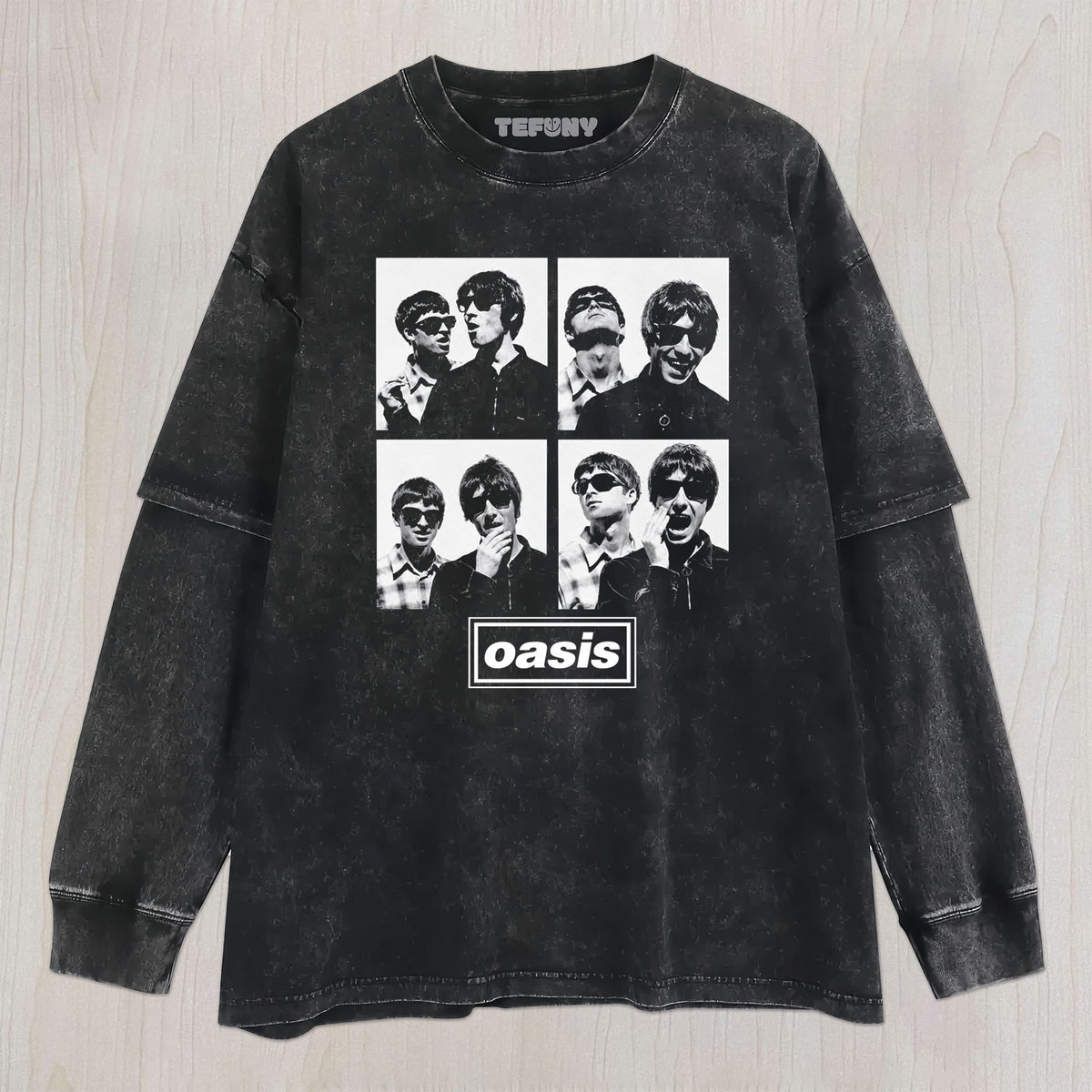 OASIS N1 UNISEX TEE, TANK TOP, LAYERED LS, SWEATSHIRT & HOODIE