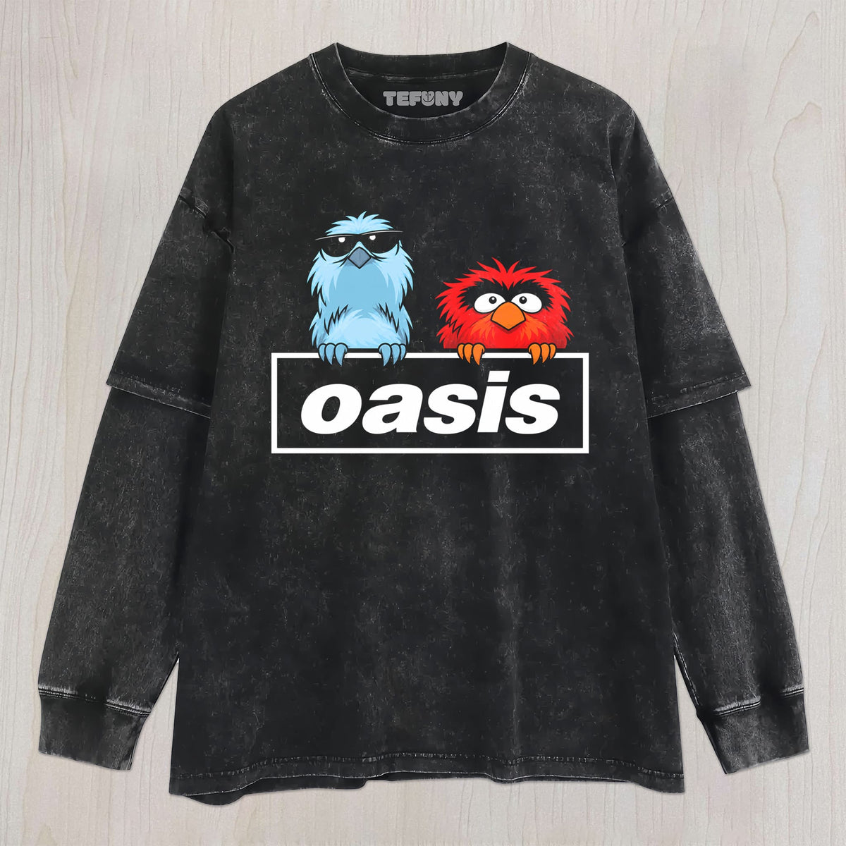 OASIS N3 UNISEX TEE, TANK TOP, LAYERED LS, SWEATSHIRT & HOODIE